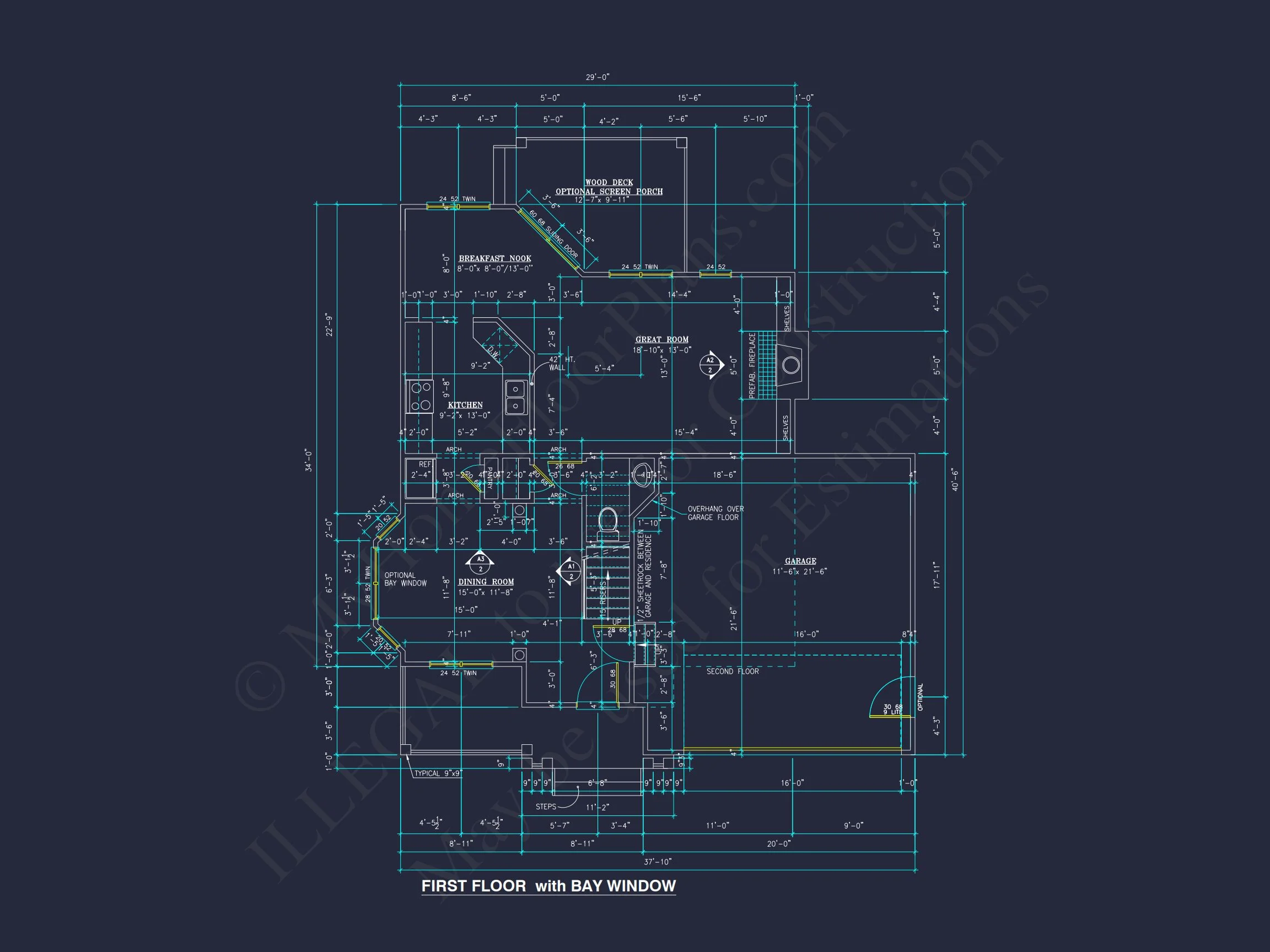 8-1375 HOUSE PLAN -Traditional Colonial Home Plan - 3-Bed, 2.5-Bath, 2,100 SF 11 Modern Craftsman house Plan: 2-Story Floor Plan & CAD Designs