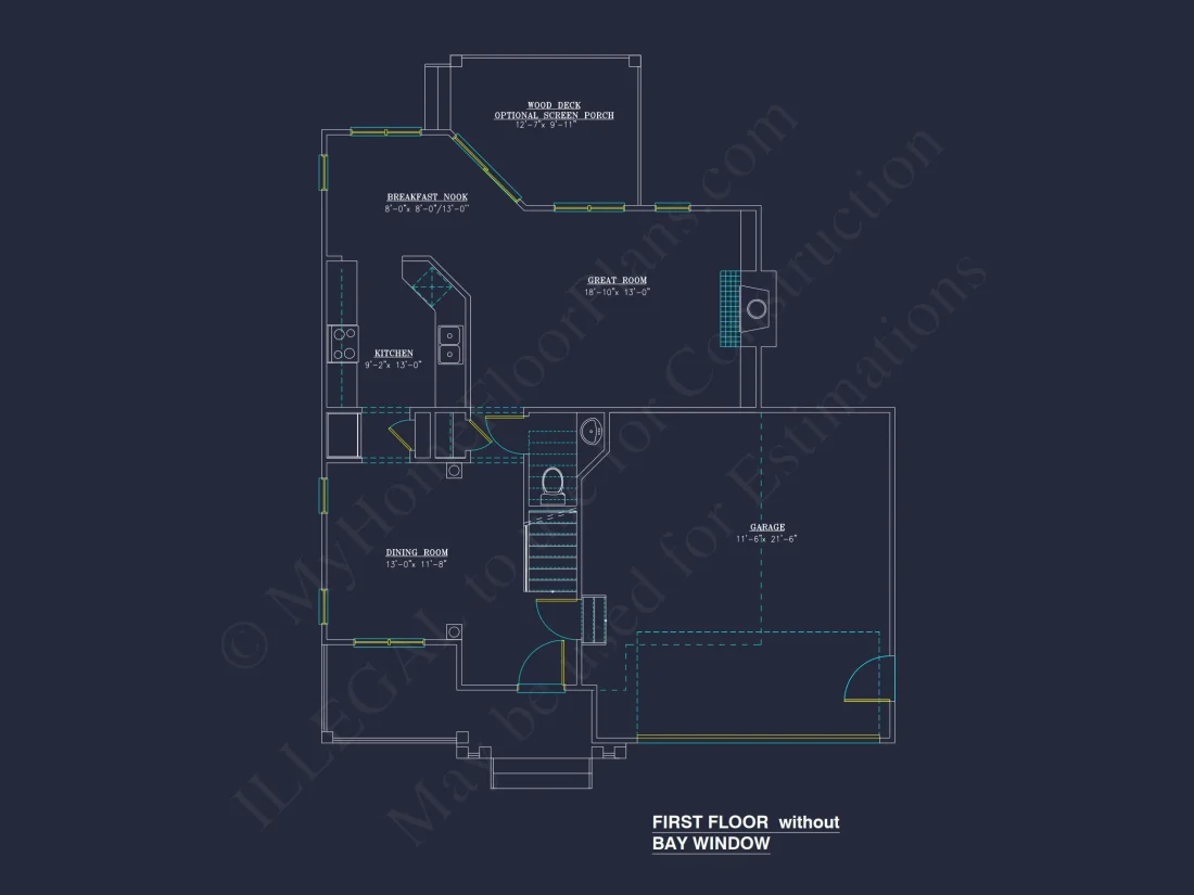 Modern Craftsman house Plan: 2-Story Floor Plan & CAD Designs
