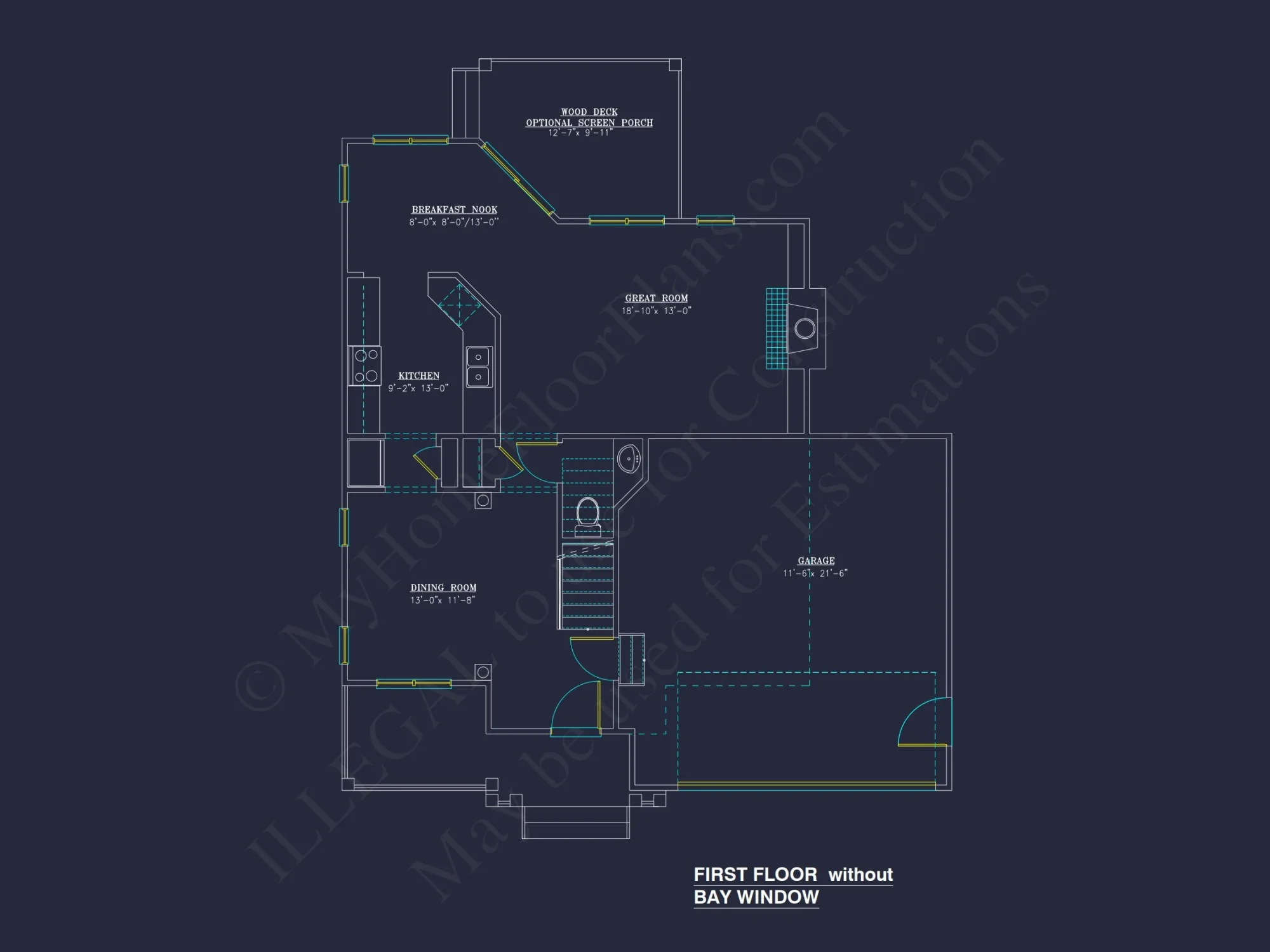 Modern Craftsman house Plan: 2-Story Floor Plan & CAD Designs