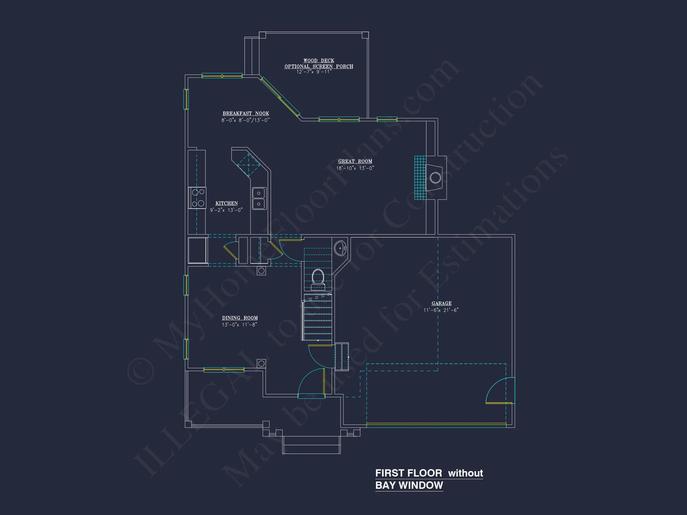 8-1375 HOUSE PLAN -Traditional Colonial Home Plan - 3-Bed, 2.5-Bath, 2,100 SF 8 Modern Craftsman house Plan: 2-Story Floor Plan & CAD Designs
