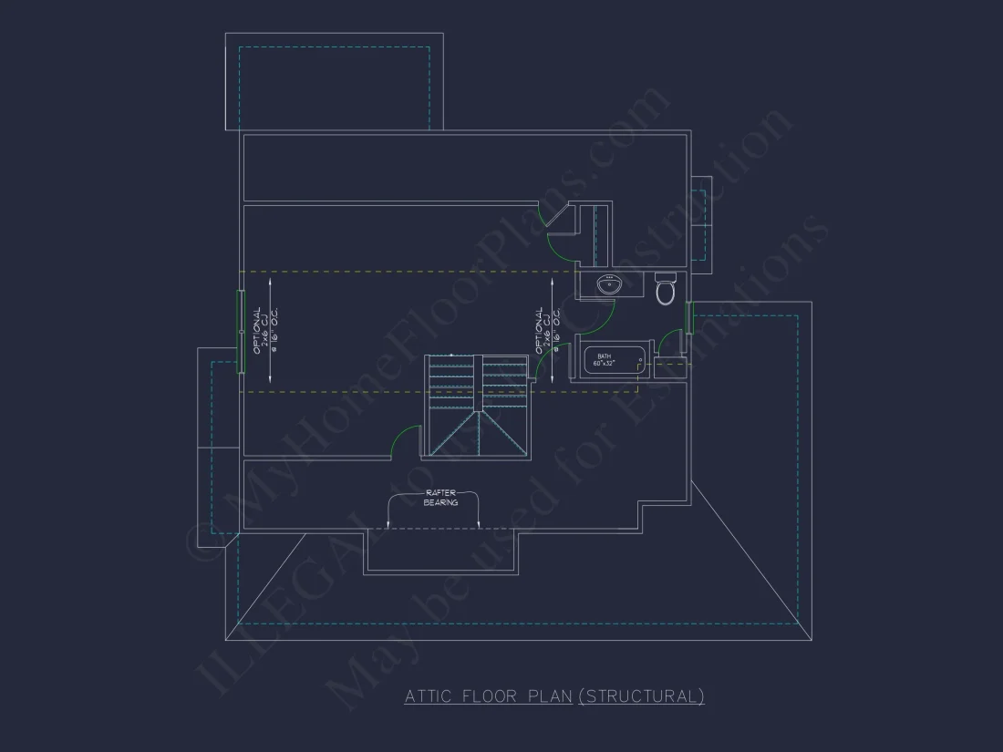 Modern house Design with 2-Story Floor Plan and CAD Blueprints