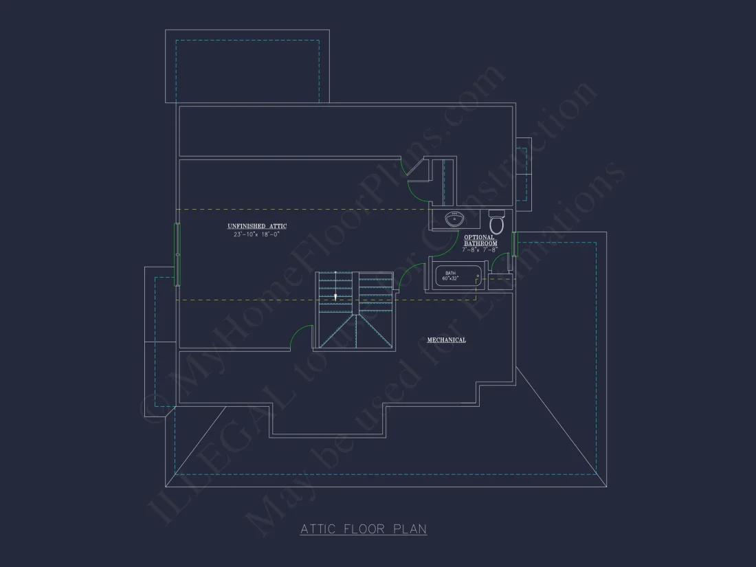 Modern house Design with 2-Story Floor Plan and CAD Blueprints