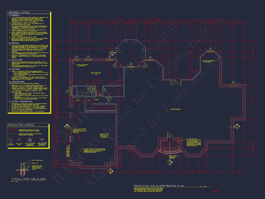 Charming house Plan with Spacious Floor Plan and CAD Designs
