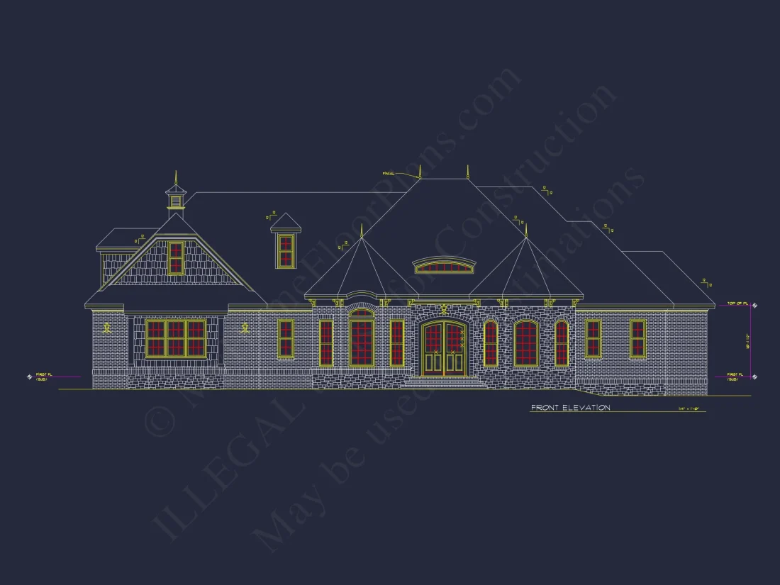 Charming house Plan with Spacious Floor Plan and CAD Designs