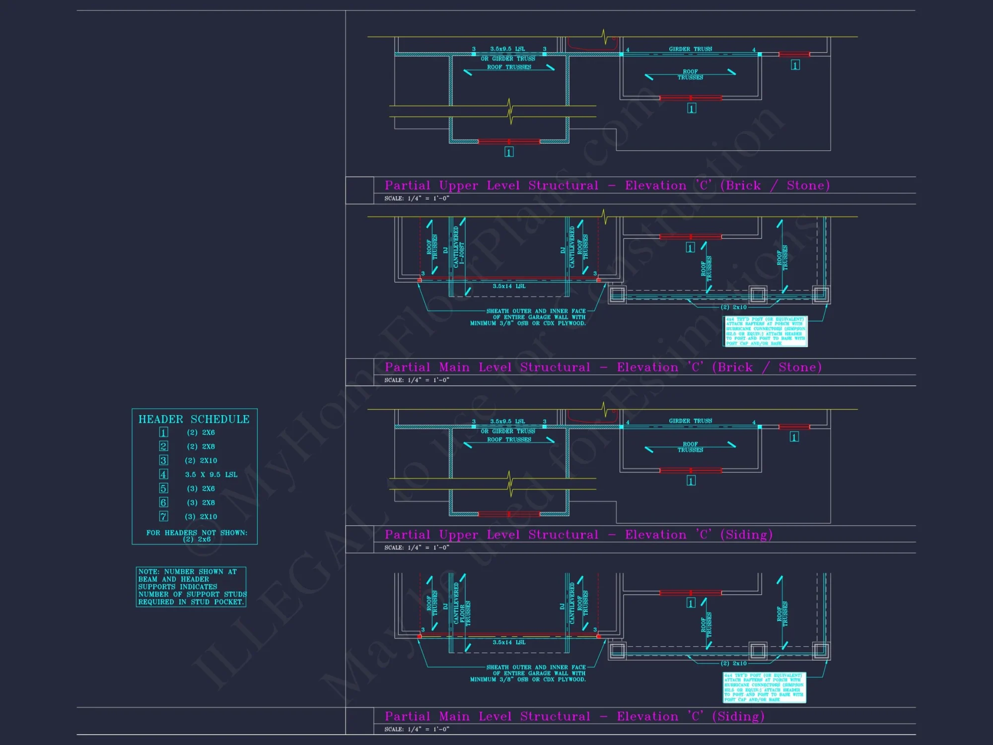 Beautiful 2-Story house Plan with CAD Designs and 13 Elevations