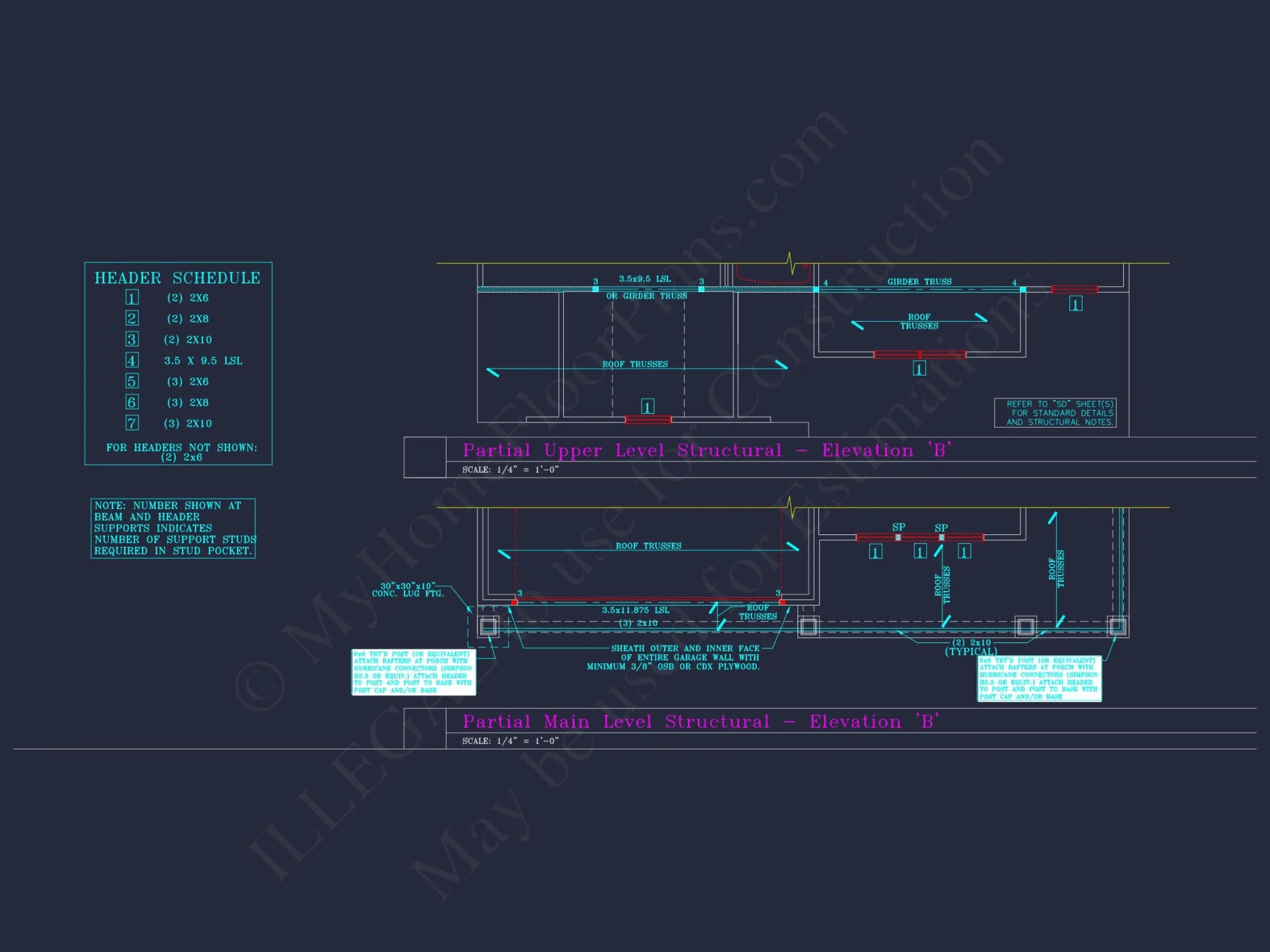Beautiful 2-Story house Plan with CAD Designs and 13 Elevations