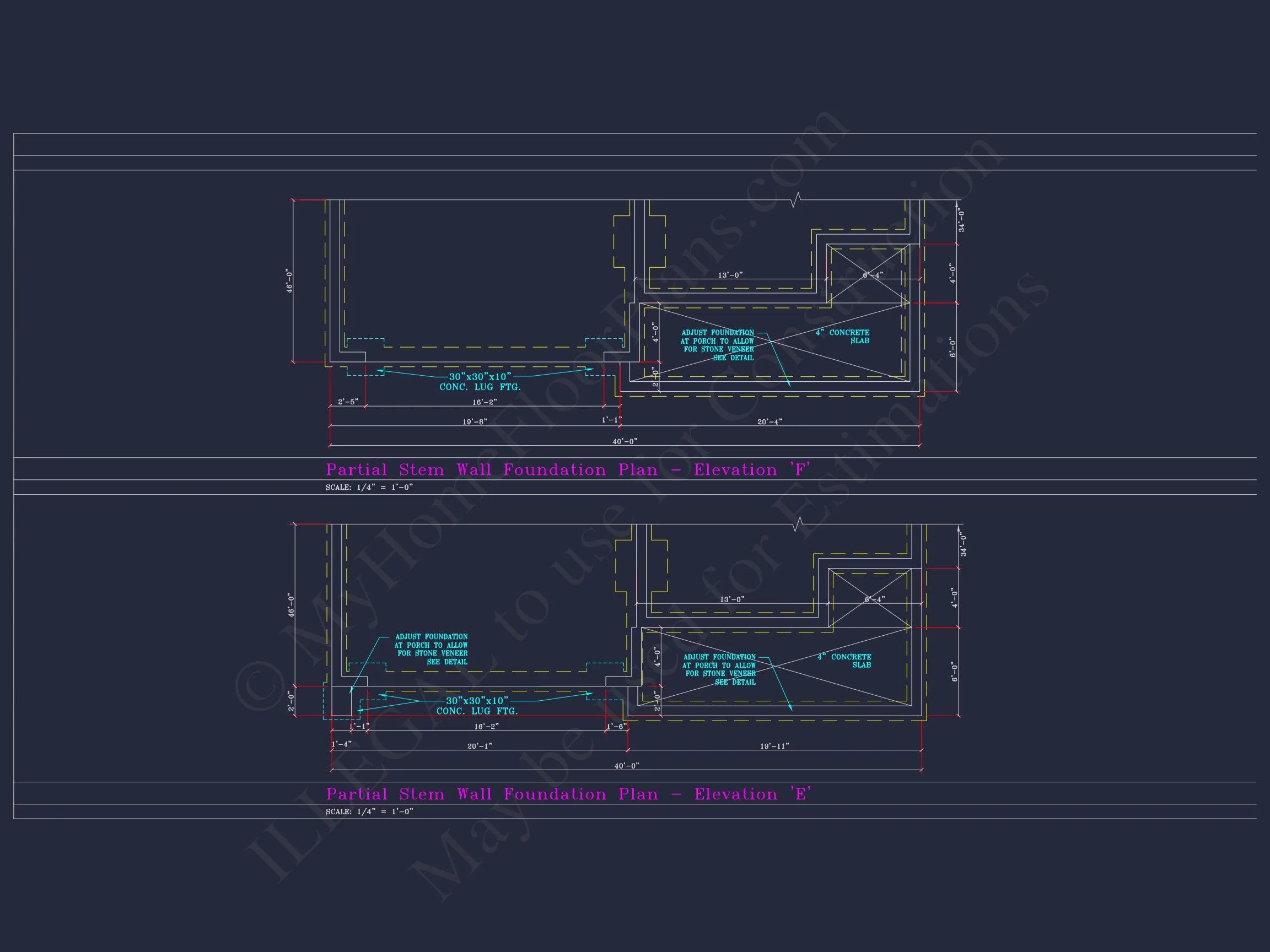 Beautiful 2-Story house Plan with CAD Designs and 13 Elevations
