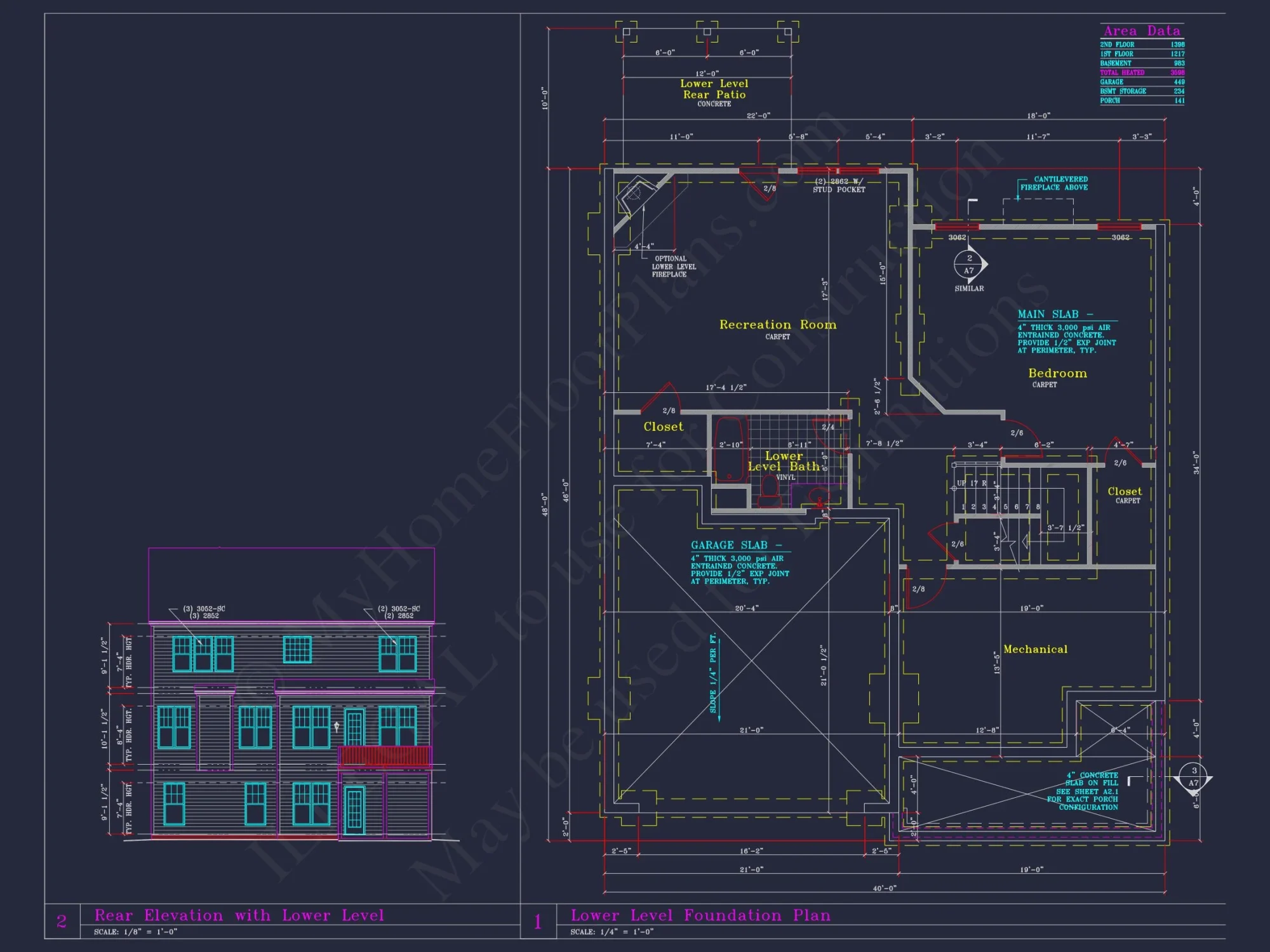 Beautiful 2-Story house Plan with CAD Designs and 13 Elevations
