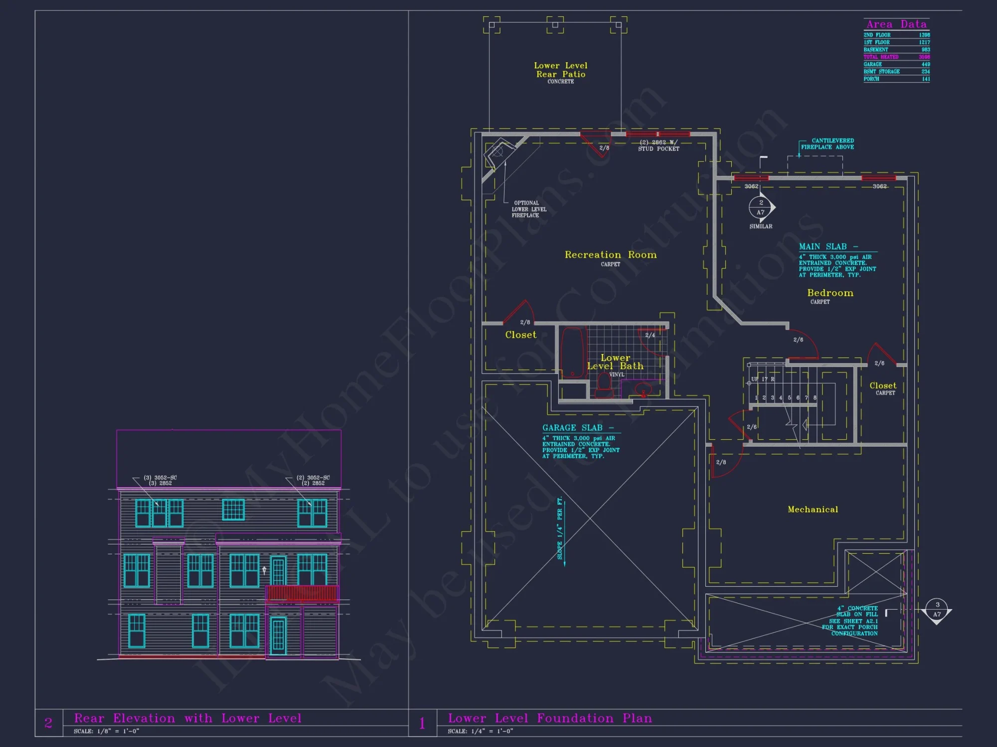 Beautiful 2-Story house Plan with CAD Designs and 13 Elevations