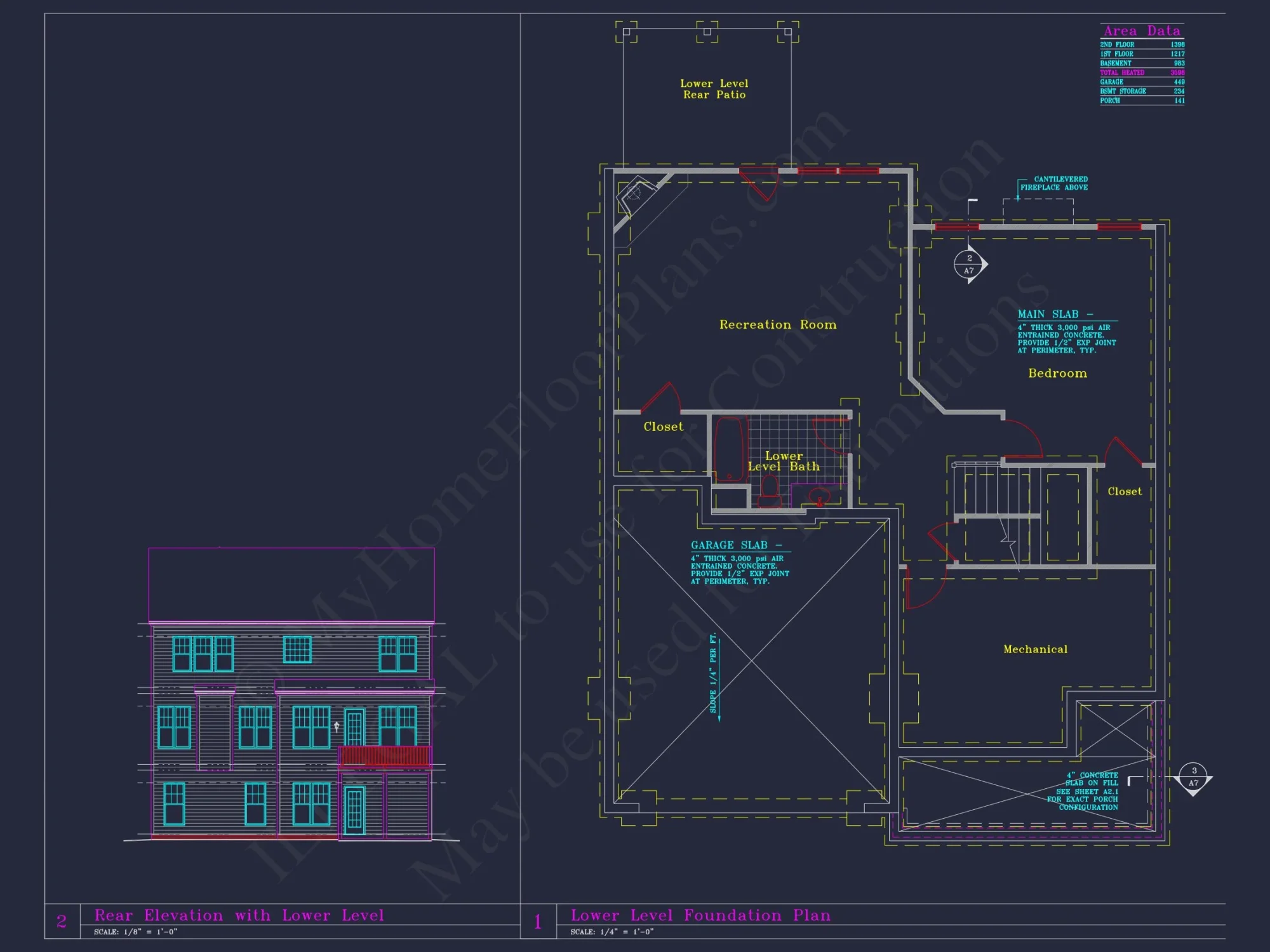 Beautiful 2-Story house Plan with CAD Designs and 13 Elevations