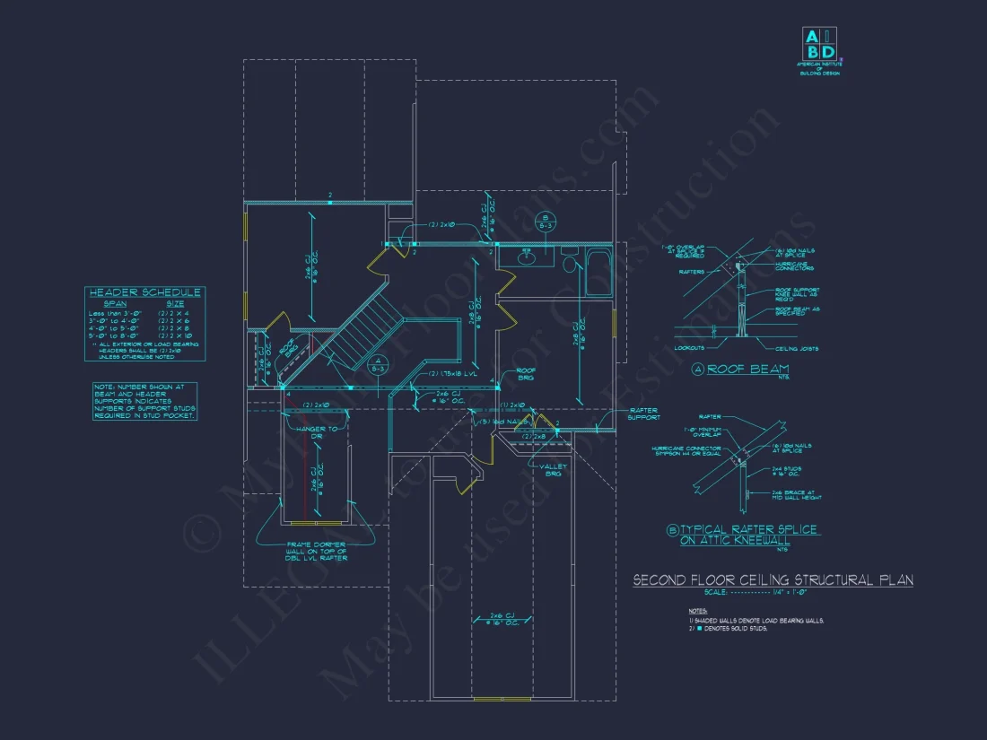 Craftsman house Plan with Open Floor Design & CAD Blueprint