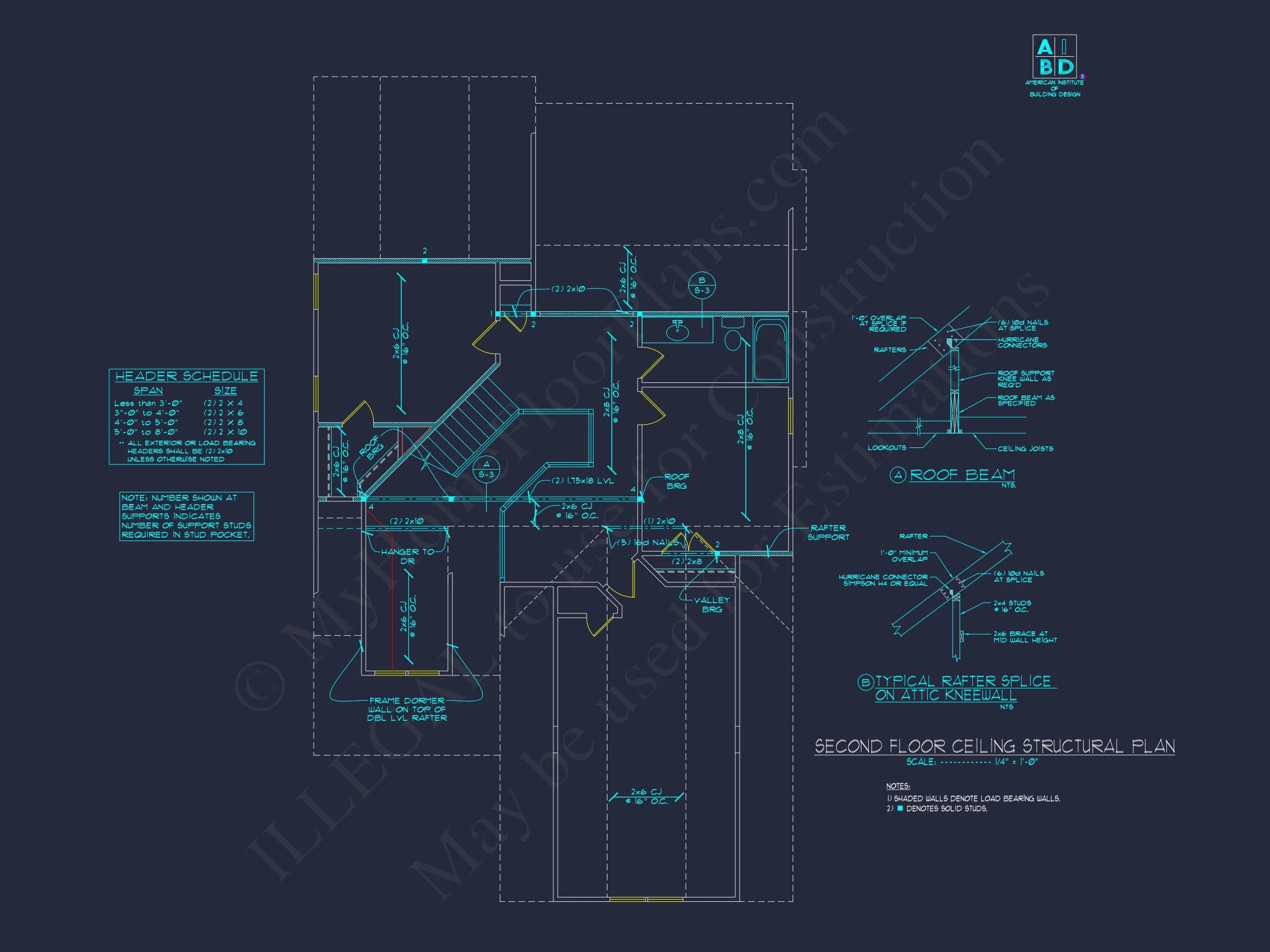 8-1279 HOUSE PLAN - Traditional Home Plan - 4-Bed, 3-Bath, 2,650 SF 12 Craftsman house Plan with Open Floor Design & CAD Blueprint