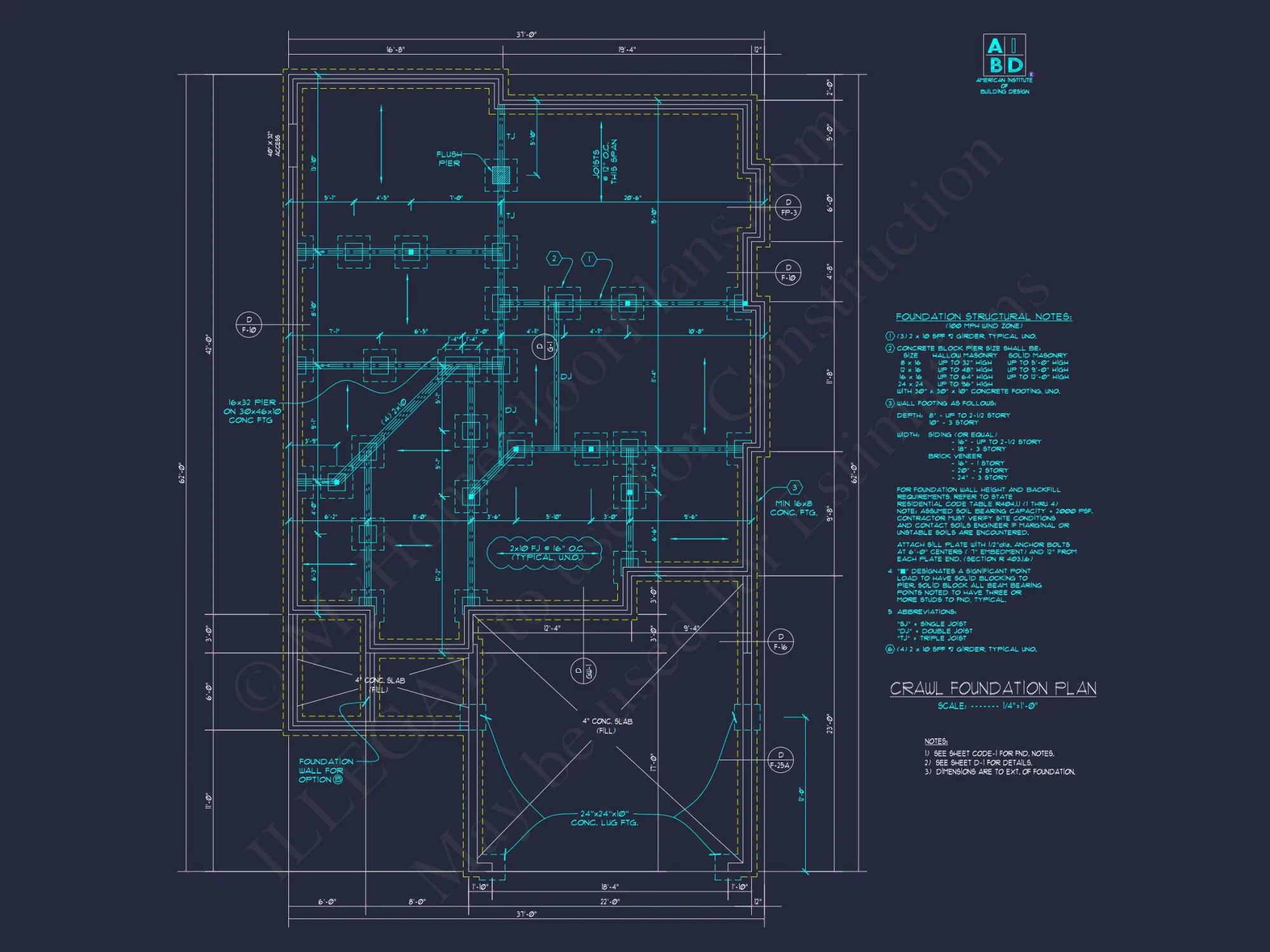 Craftsman house Plan with Open Floor Design & CAD Blueprint