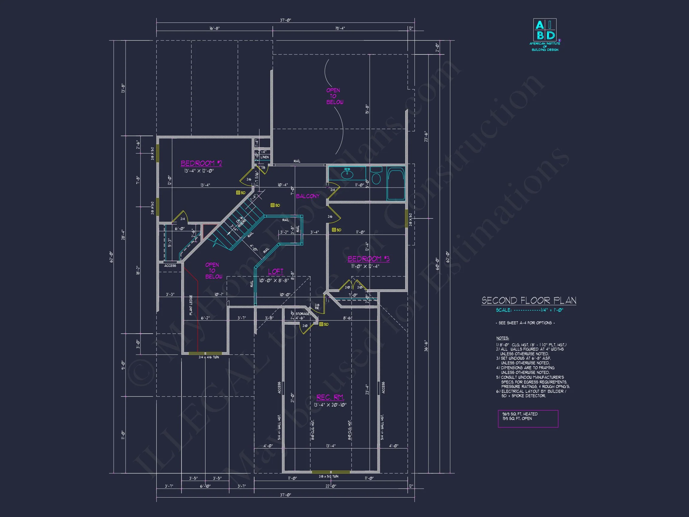 8-1279 HOUSE PLAN - Traditional Home Plan - 4-Bed, 3-Bath, 2,650 SF 8 Craftsman house Plan with Open Floor Design & CAD Blueprint