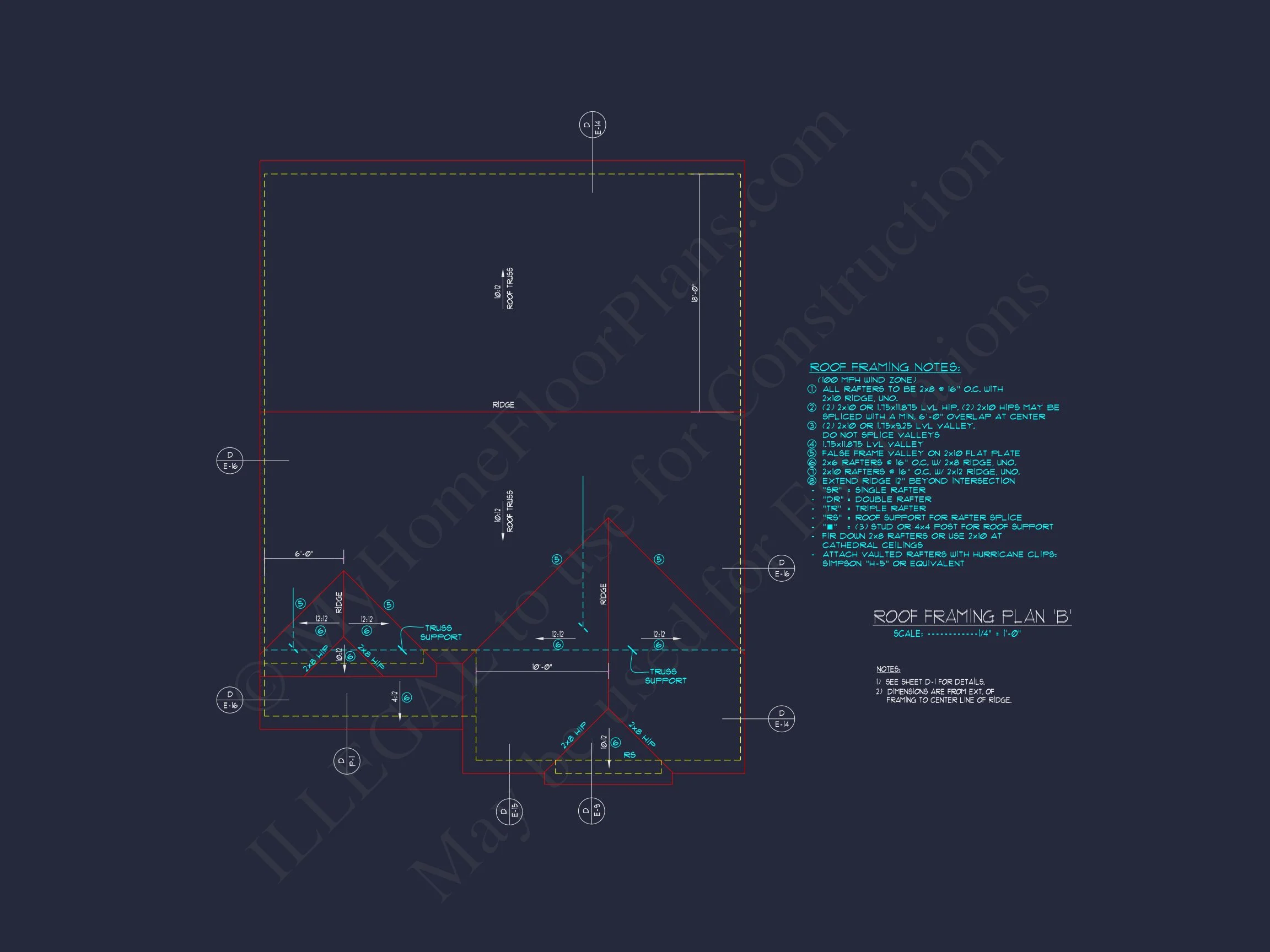 8-1276 HOUSE PLAN - Modern Farmhouse Plan - 4-Bed, 3-Bath, 2,450 SF 13 Modern Craftsman house Plan with 2 Floors and CAD Designs