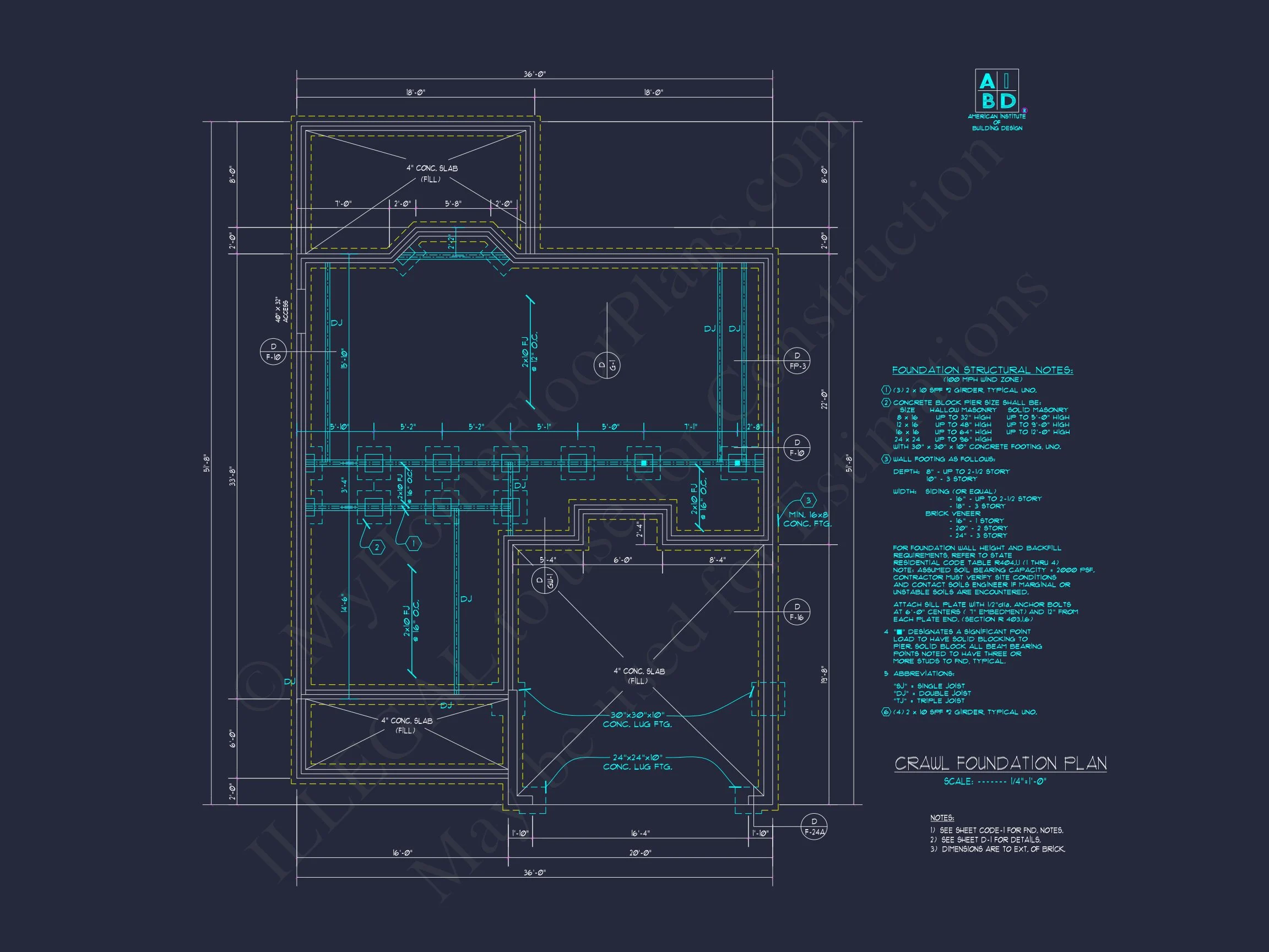 8-1276 HOUSE PLAN - Modern Farmhouse Plan - 4-Bed, 3-Bath, 2,450 SF 9 Modern Craftsman house Plan with 2 Floors and CAD Designs