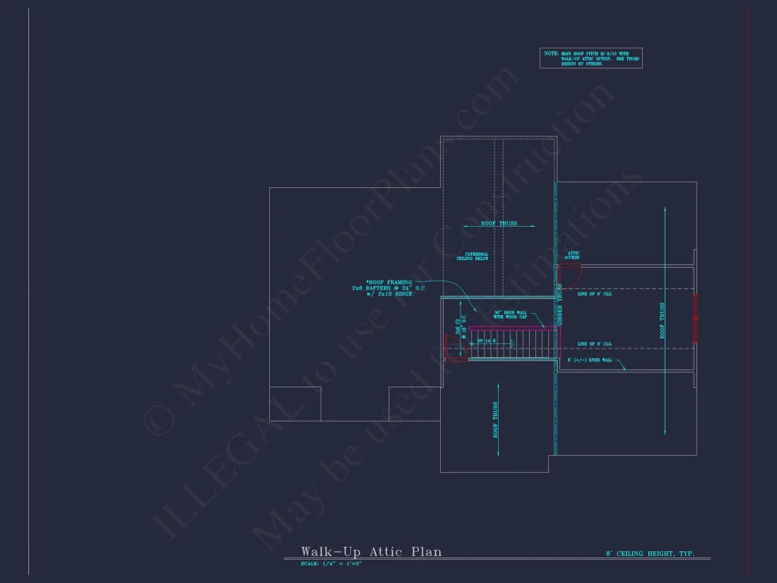 Beautiful 4-Bedroom house Plan with CAD Designs & 2-Car Garage