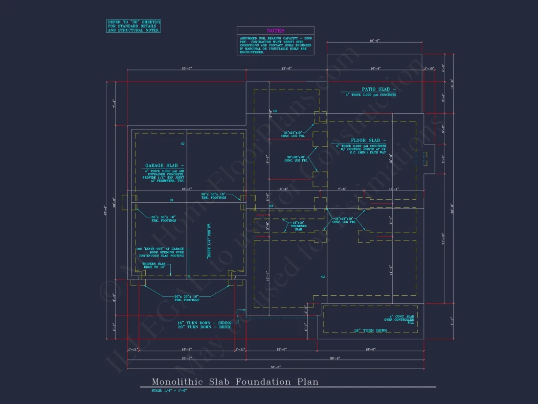 Beautiful 4-Bedroom house Plan with CAD Designs & 2-Car Garage