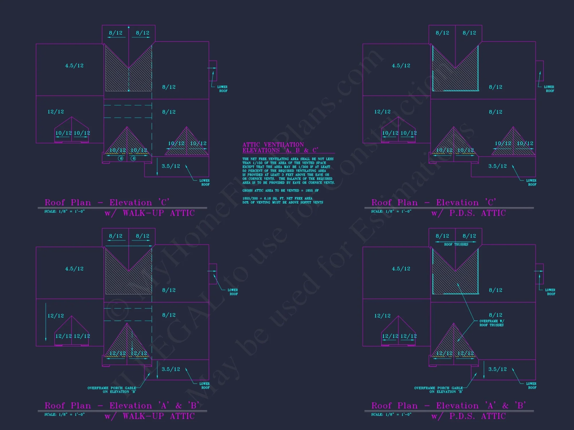 Beautiful 4-Bedroom house Plan with CAD Designs & 2-Car Garage