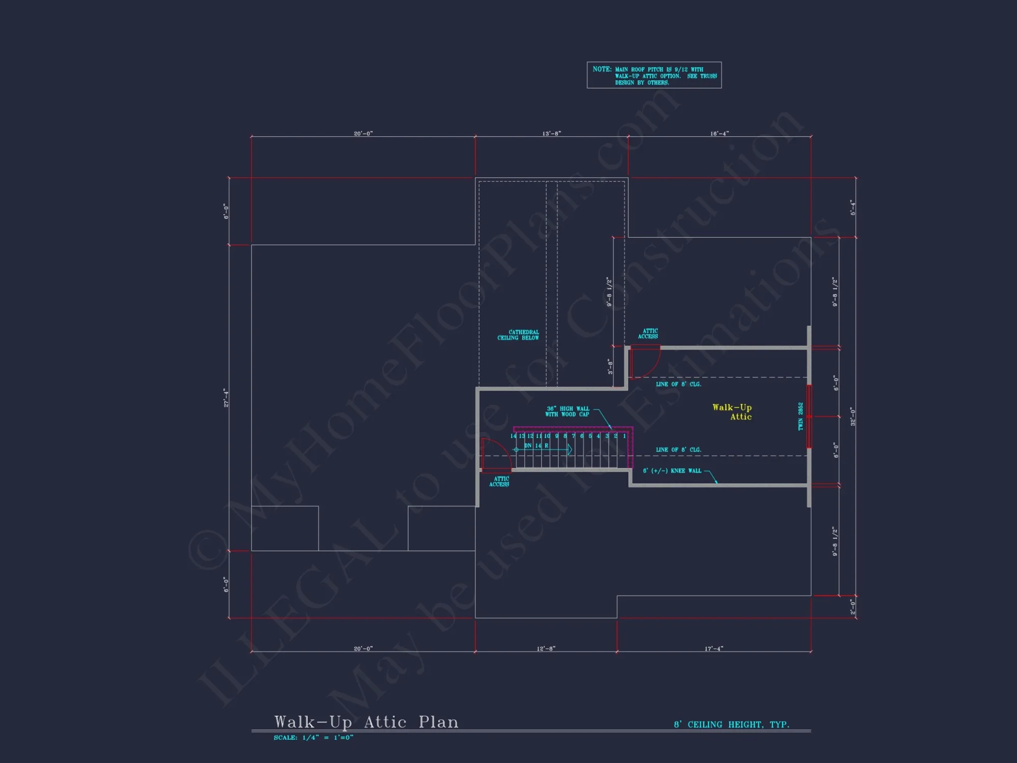 Beautiful 4-Bedroom house Plan with CAD Designs & 2-Car Garage