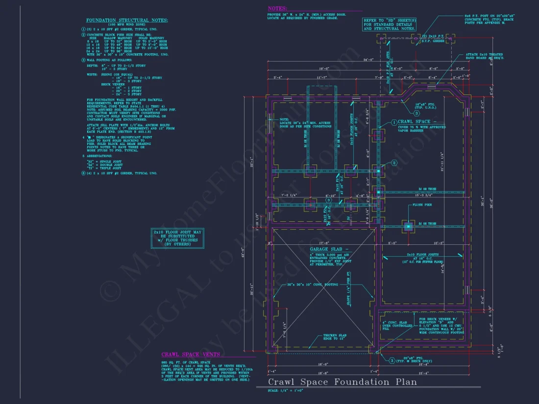 Beautiful 2-Story house Plan with 4 Bedrooms, 2.5 Baths, and CAD Designs