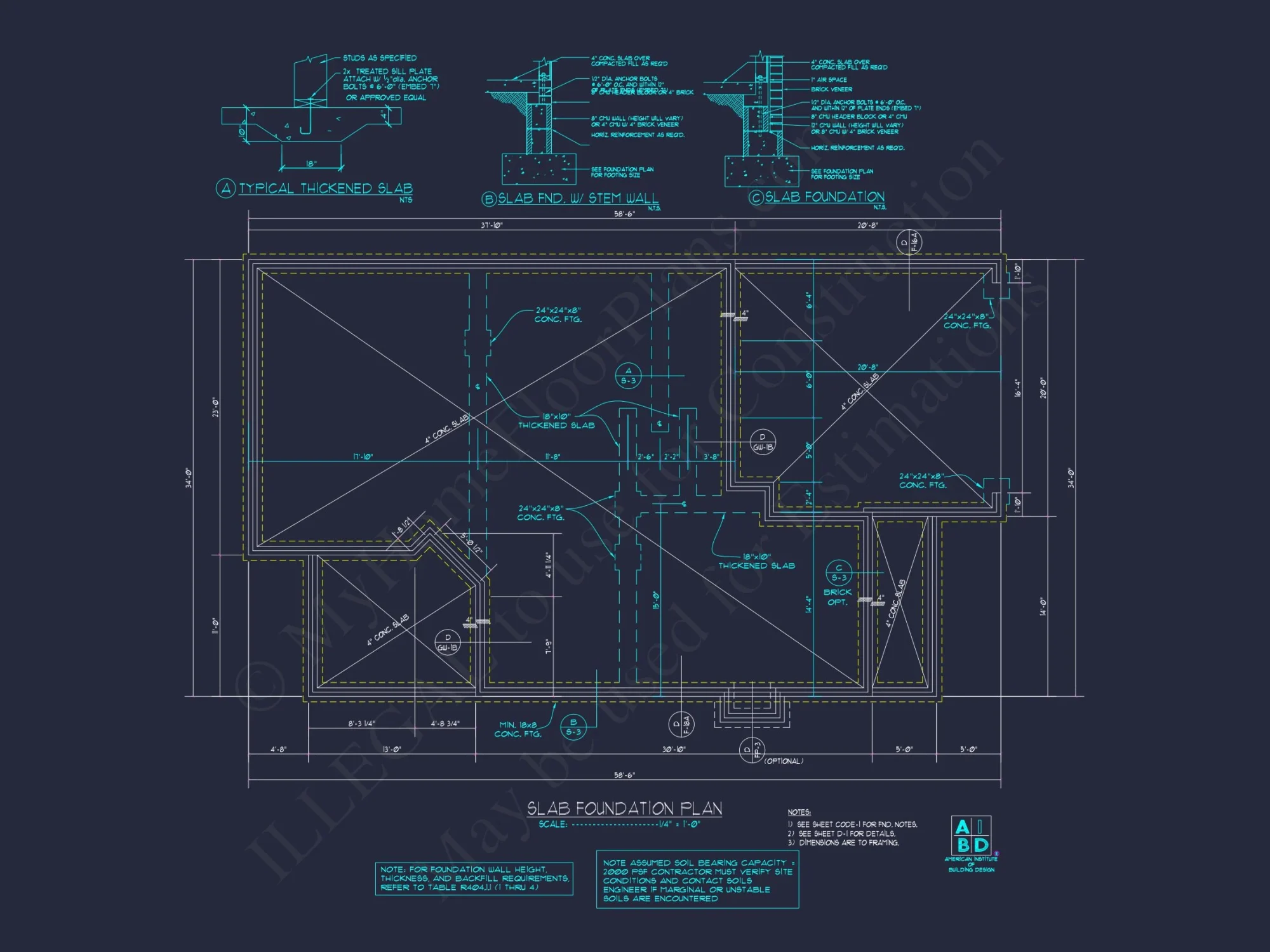 Spacious 4-Bedroom house Plan with CAD Designs and Floor Blueprints