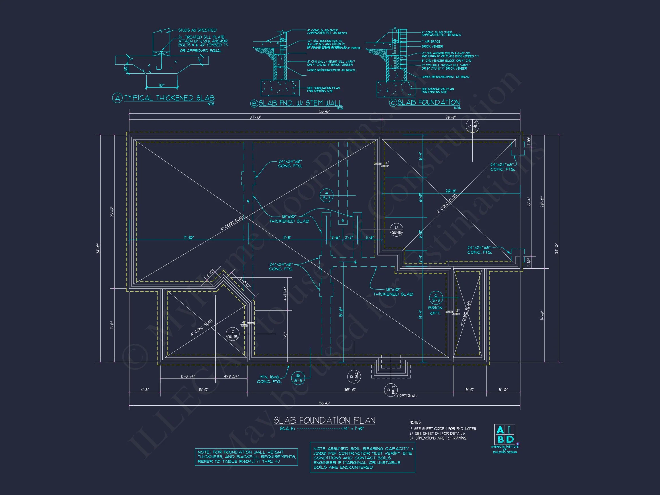 8-1248 HOUSE PLAN - Traditional Colonial Home Plan - 3-Bed, 2.5-Bath, 1,950 SF 14 Spacious 4-Bedroom house Plan with CAD Designs and Floor Blueprints