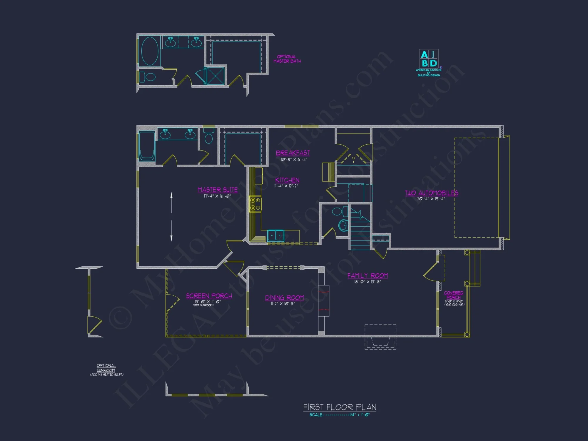 Spacious 4-Bedroom house Plan with CAD Designs and Floor Blueprints