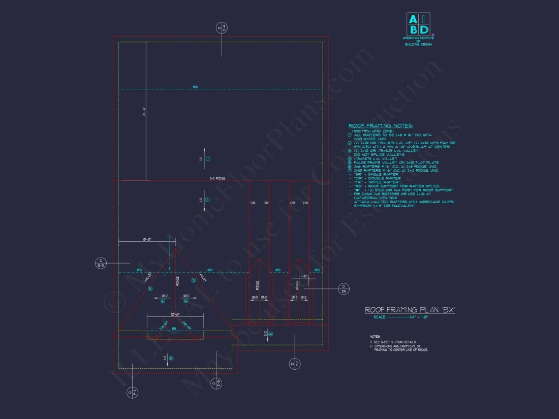 Modern 2-Story house Plan with CAD Designs & Detailed Blueprints