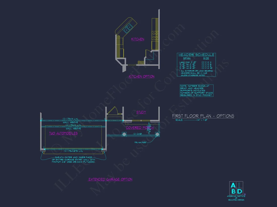 Modern 2-Story house Plan with CAD Designs & Detailed Blueprints