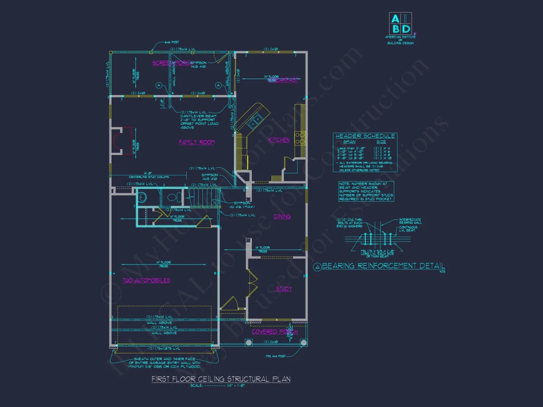 Modern 2-Story house Plan with CAD Designs & Detailed Blueprints