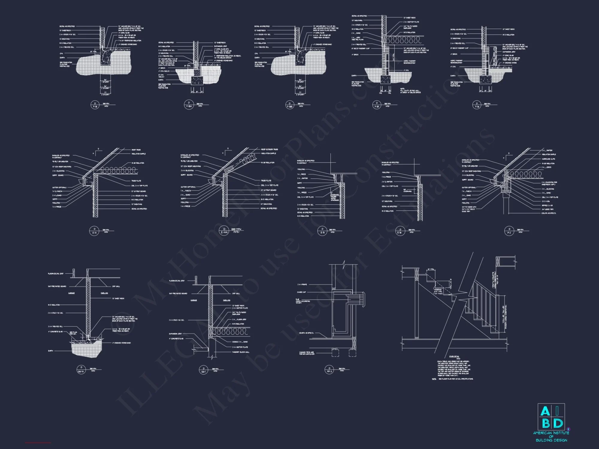 Modern 2-Story house Plan with CAD Designs & Detailed Blueprints