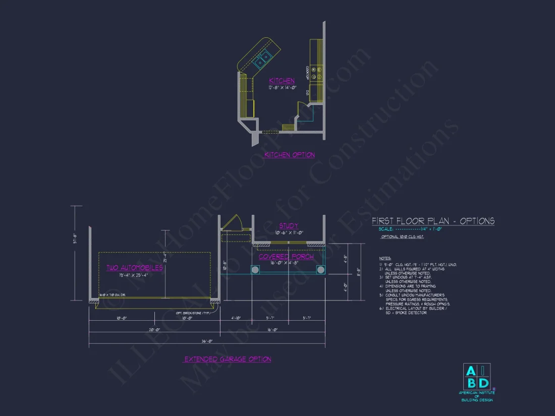 Modern 2-Story house Plan with CAD Designs & Detailed Blueprints