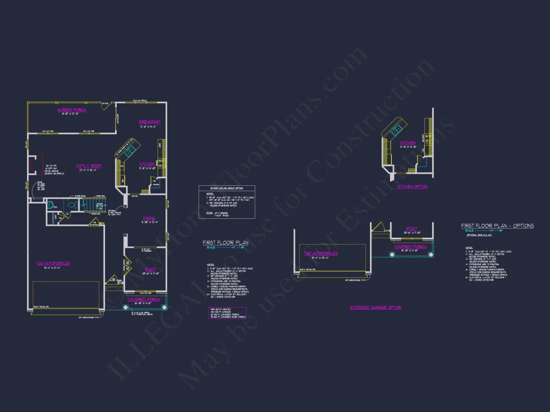 Modern 2-Story house Plan with CAD Designs & Detailed Blueprints