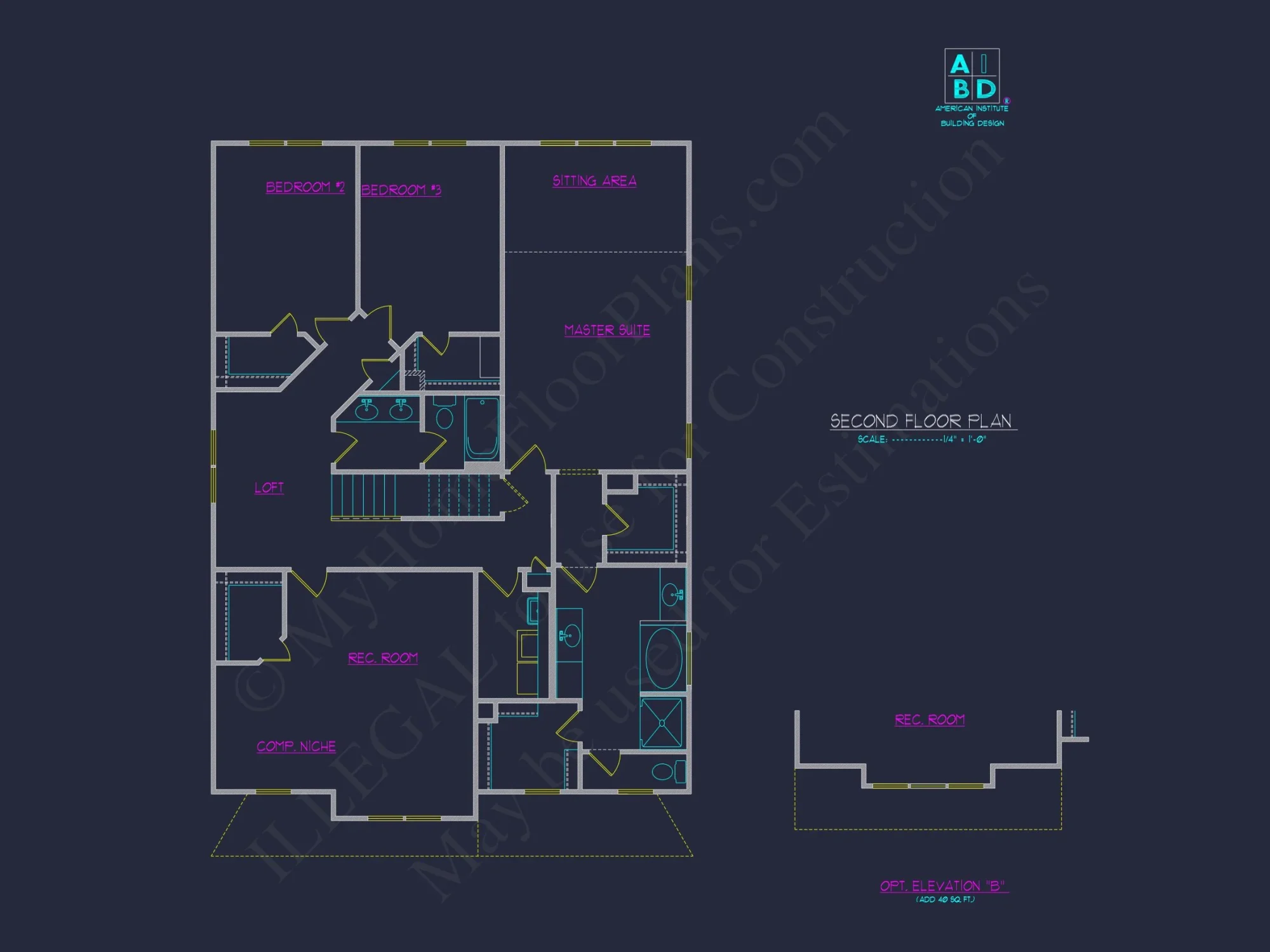 Modern 2-Story house Plan with CAD Designs & Detailed Blueprints