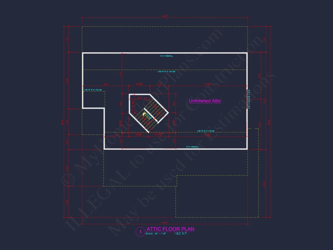 Elegant 2-Story house Plan with Detailed CAD Designs
