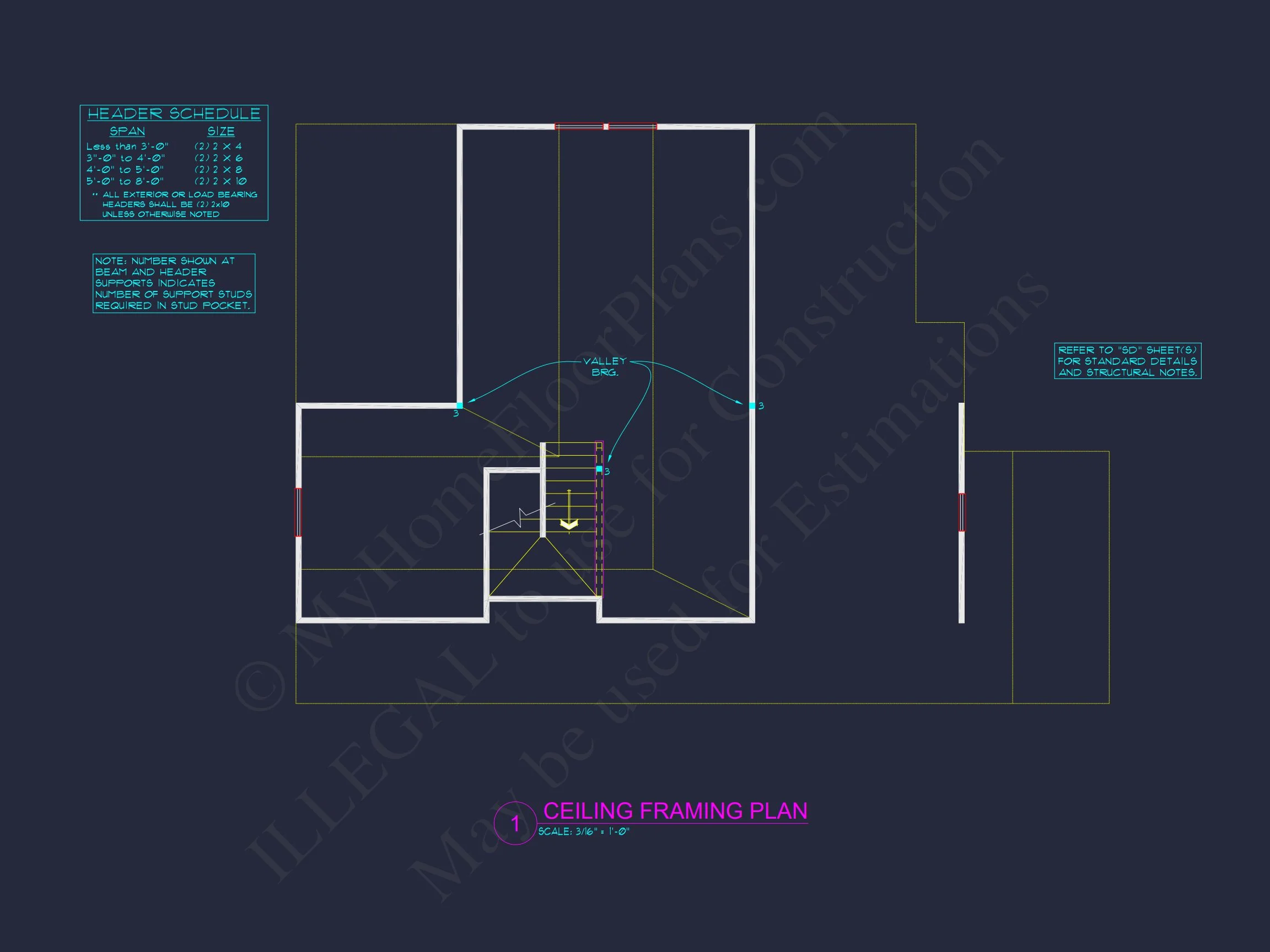8-1227 HOUSE PLAN - Modern Farmhouse Plan - 4-Bed, 2.5-Bath, 2,600 SF 26 Modern Suburban house Plan with 4 Bedrooms and CAD Designs