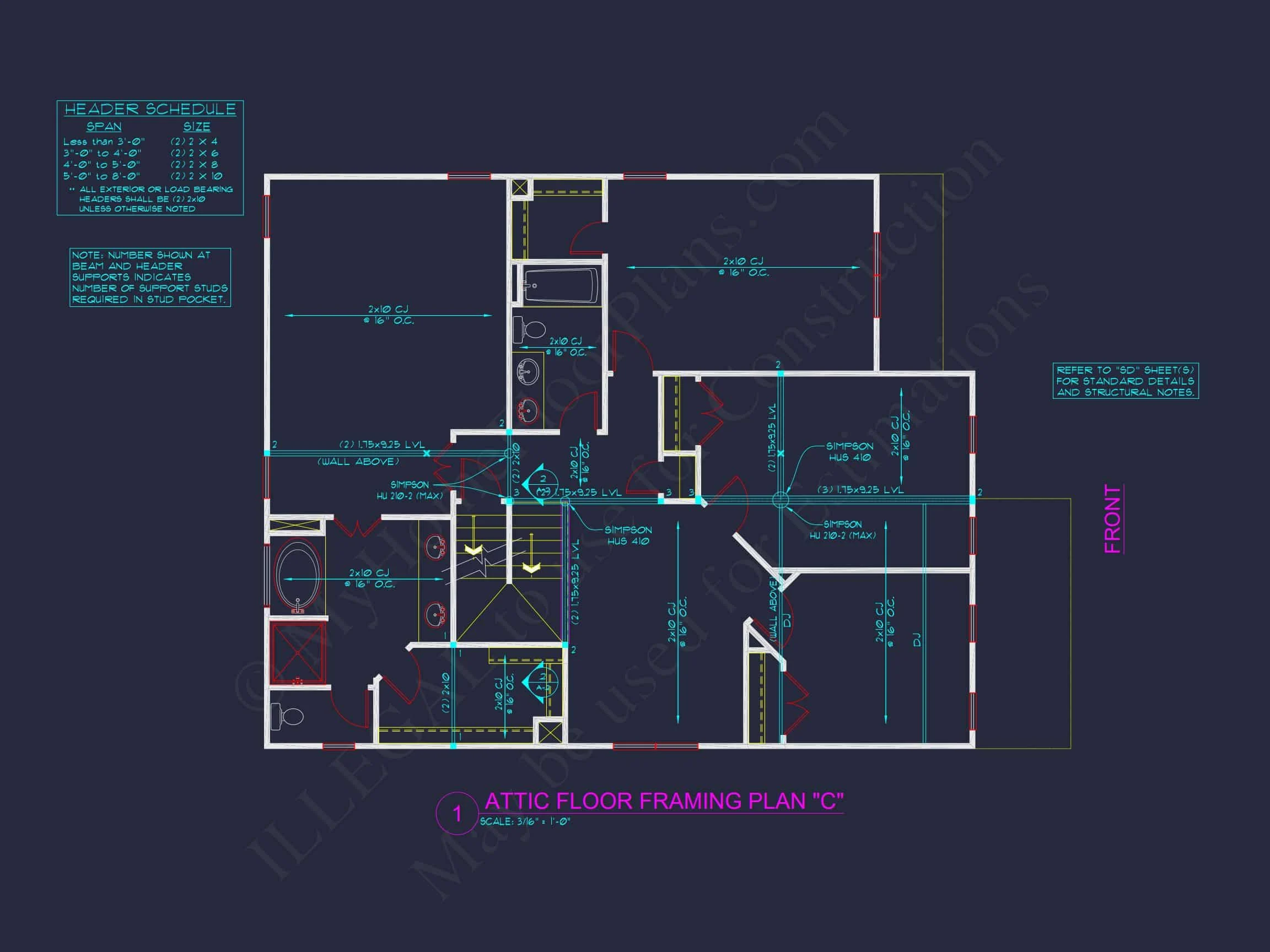 8-1227 HOUSE PLAN - Modern Farmhouse Plan - 4-Bed, 2.5-Bath, 2,600 SF 25 Modern Suburban house Plan with 4 Bedrooms and CAD Designs