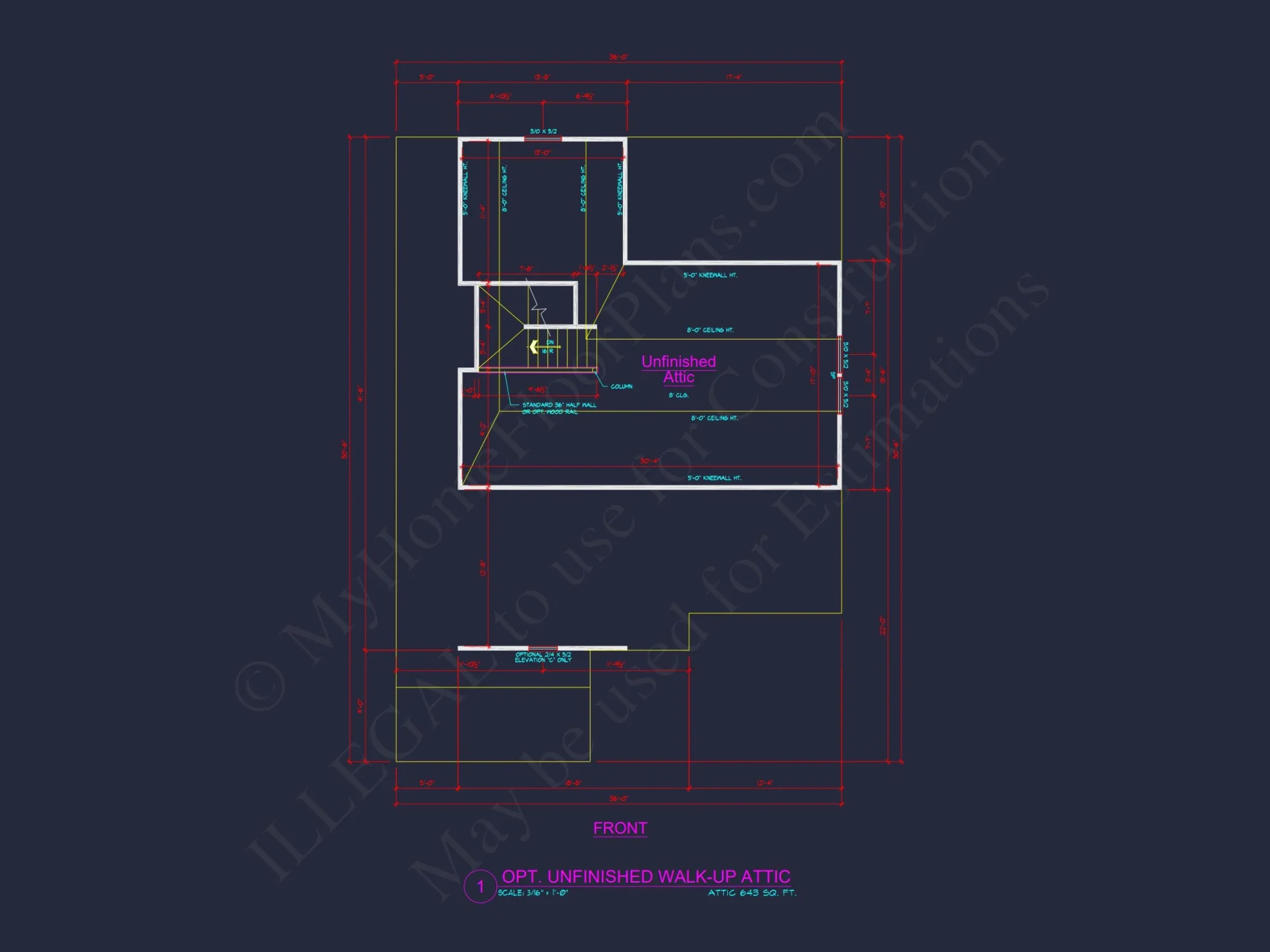Modern Suburban house Plan with 4 Bedrooms and CAD Designs