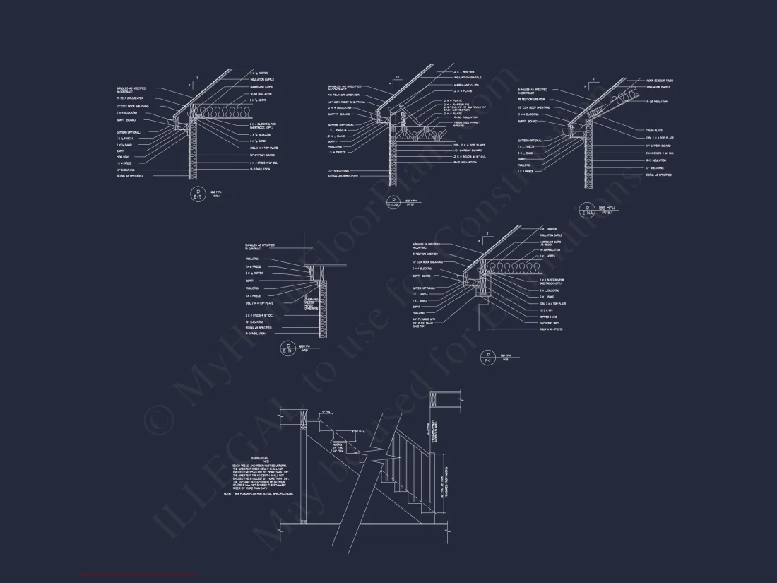 Modern Craftsman house Plan: CAD Floor Designs & Blueprint