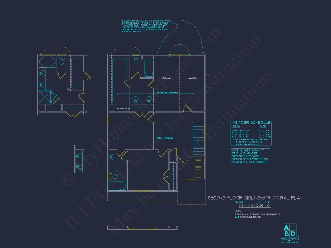 Modern Craftsman house Plan: CAD Floor Designs & Blueprint