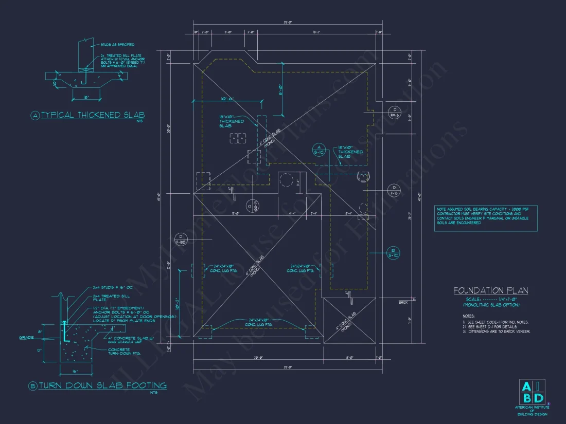 Modern Craftsman house Plan: CAD Floor Designs & Blueprint