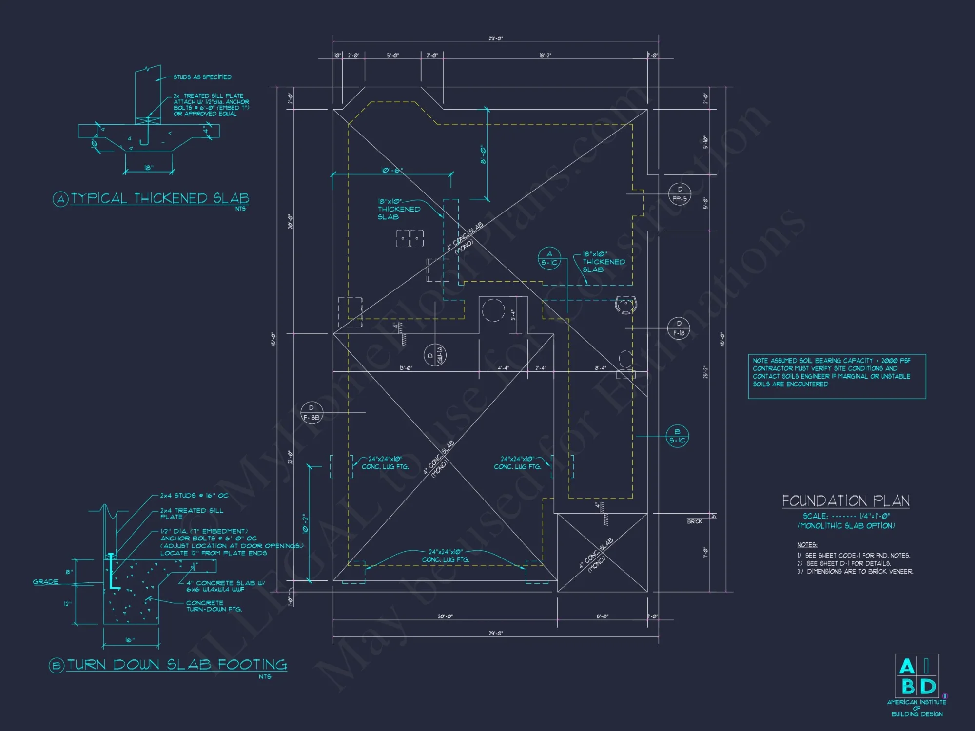Modern Craftsman house Plan: CAD Floor Designs & Blueprint