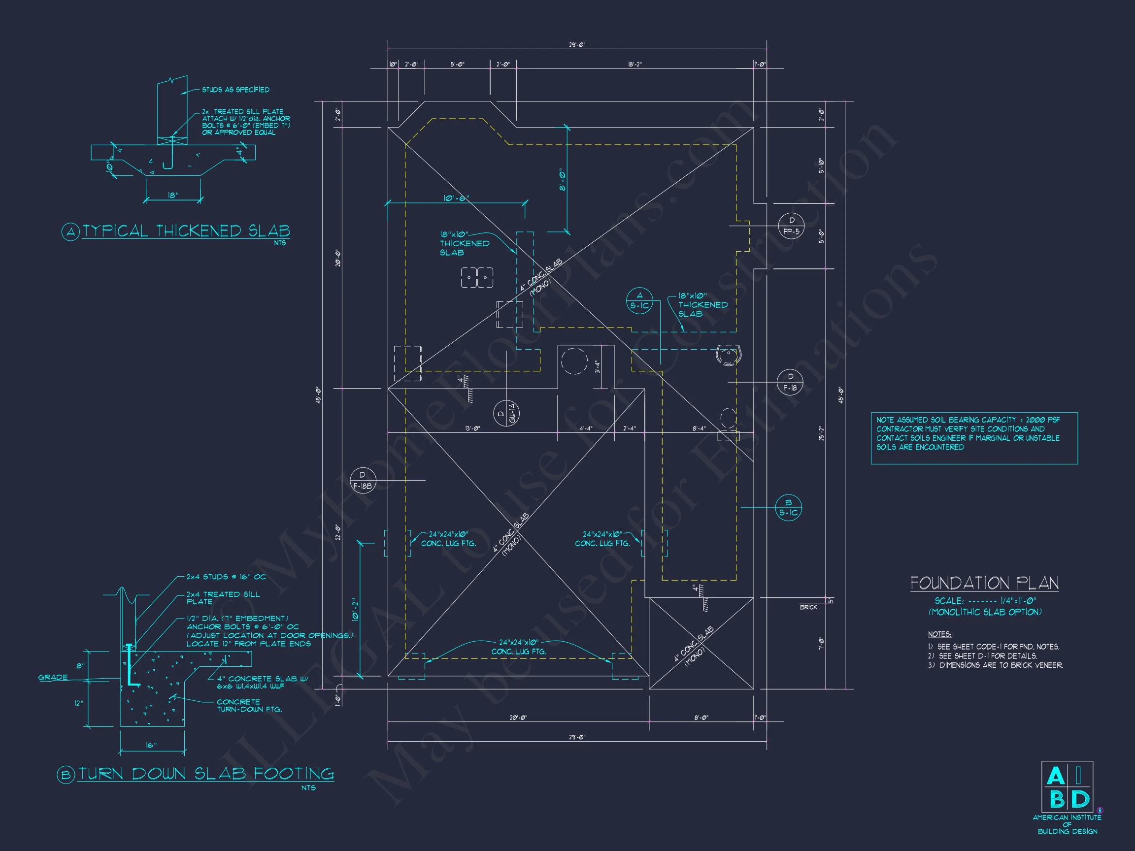 Modern Craftsman house Plan: CAD Floor Designs & Blueprint