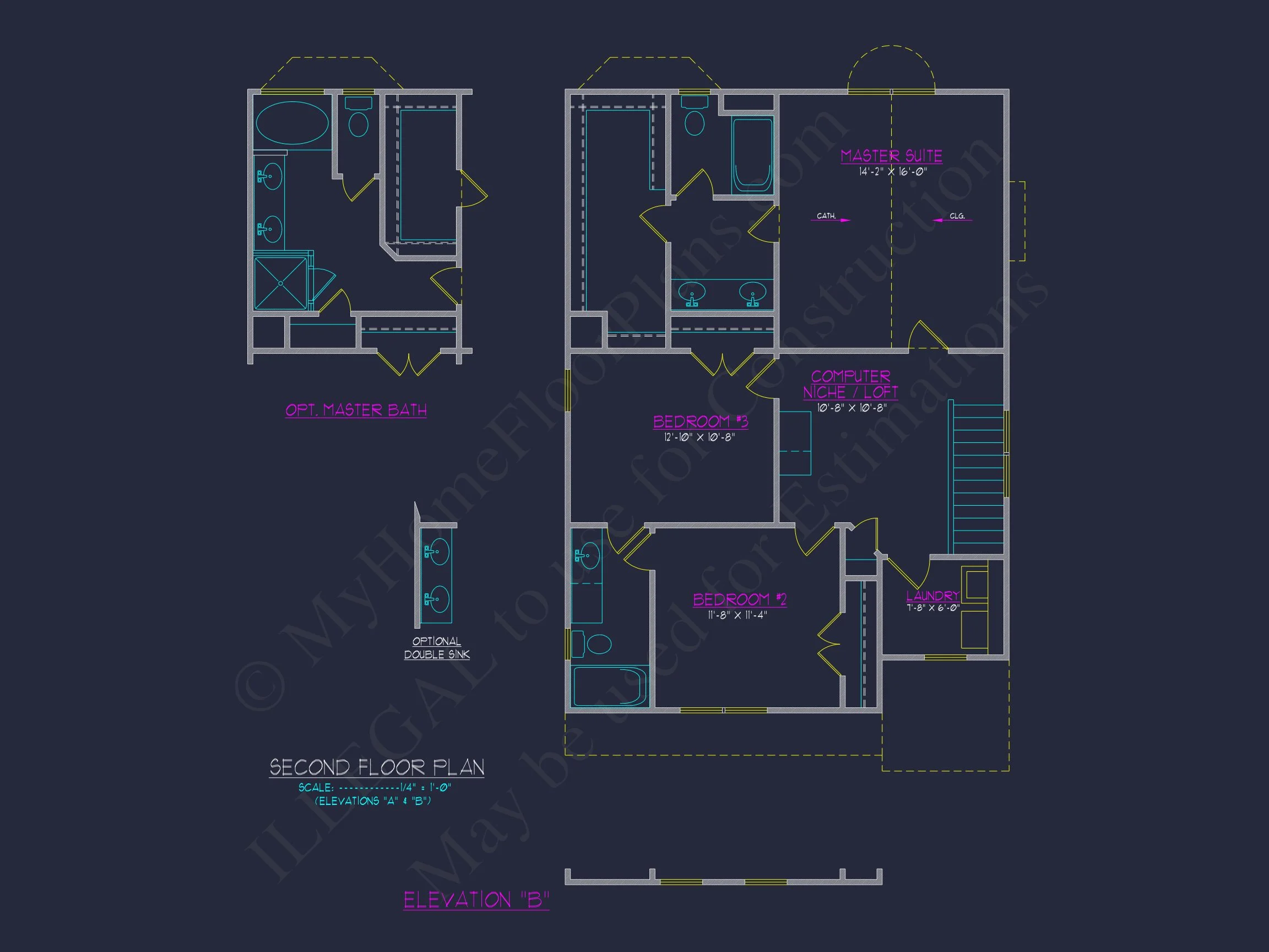 Modern Craftsman house Plan: CAD Floor Designs & Blueprint