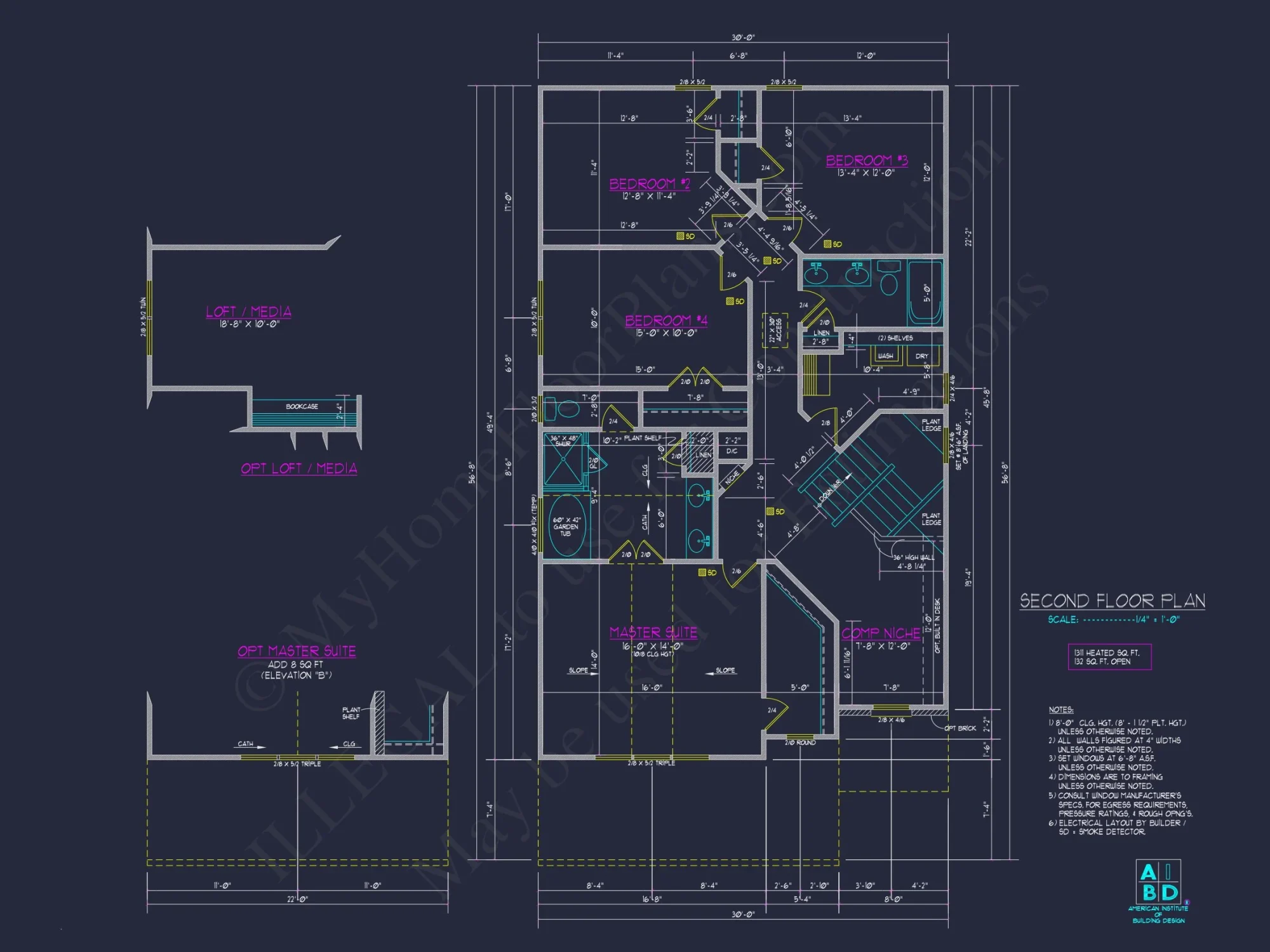 Elegant house Plan with 2 Floors and CAD Blueprint Designs