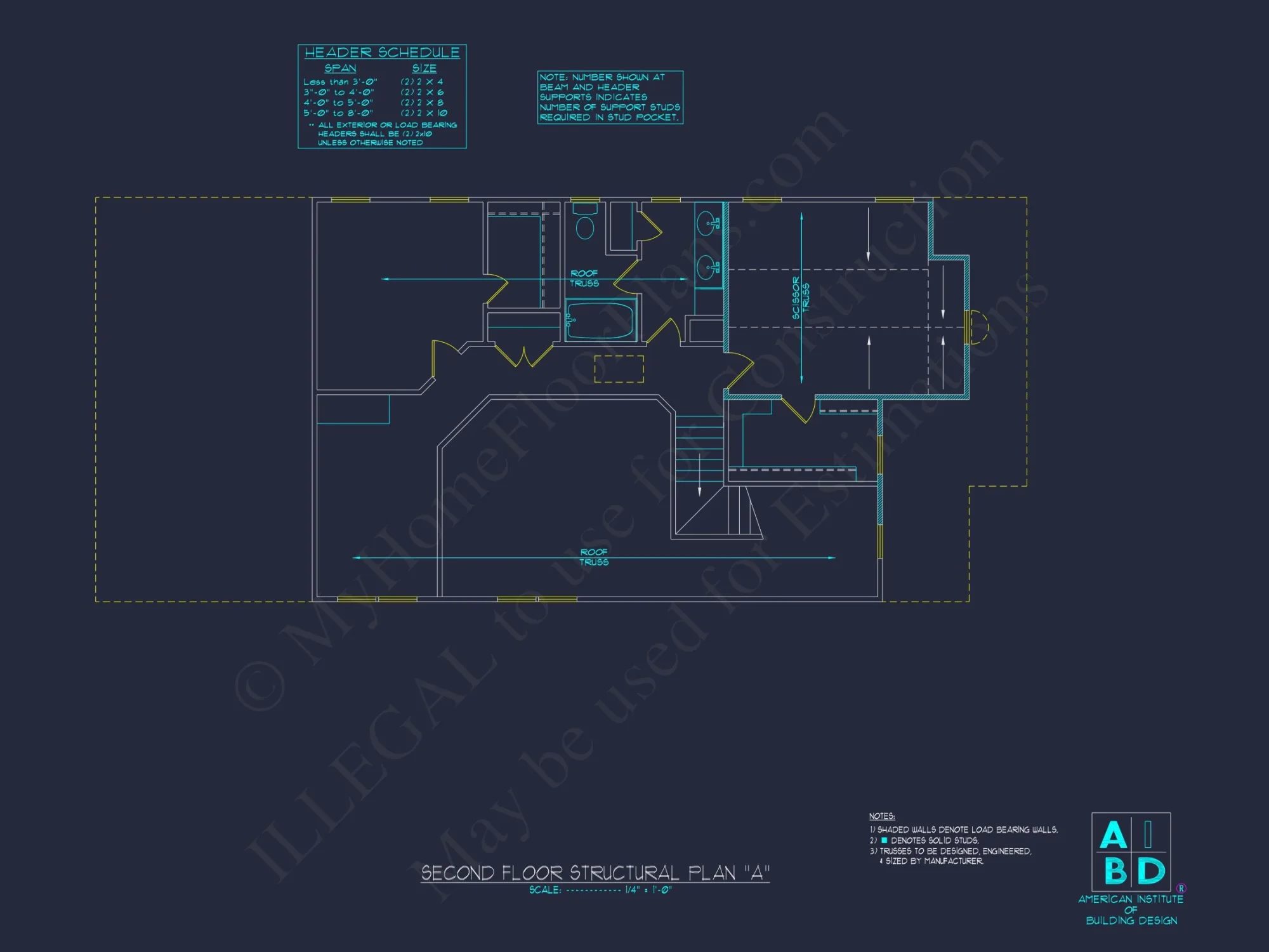 Traditional house Plan with 3 Bedrooms, CAD & Floor Designs