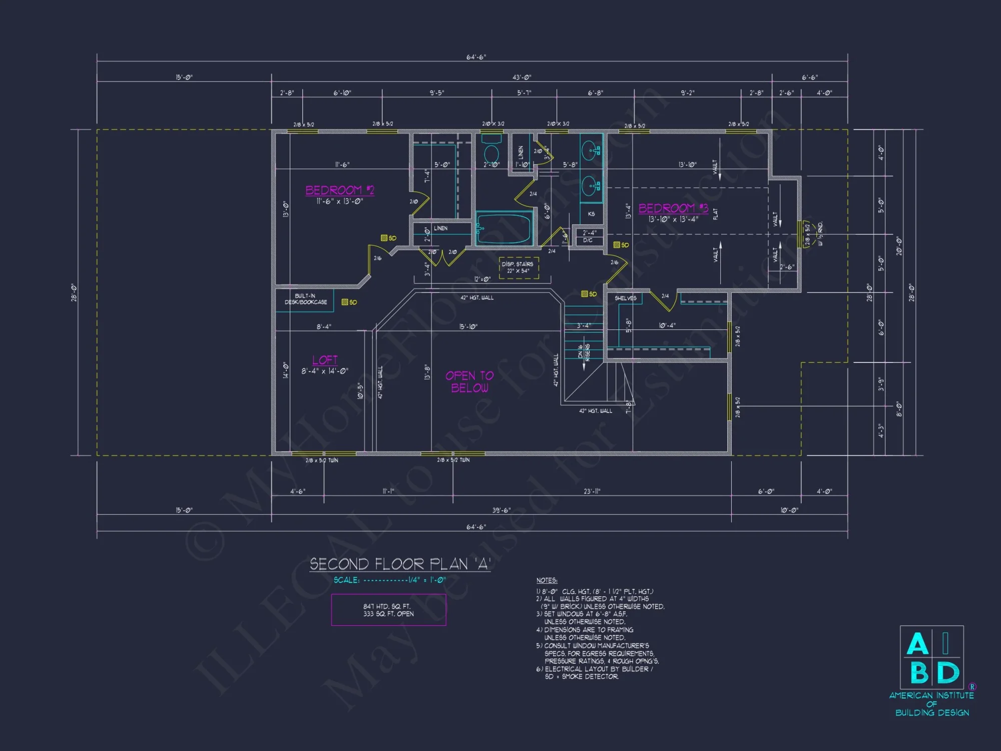 Traditional house Plan with 3 Bedrooms, CAD & Floor Designs