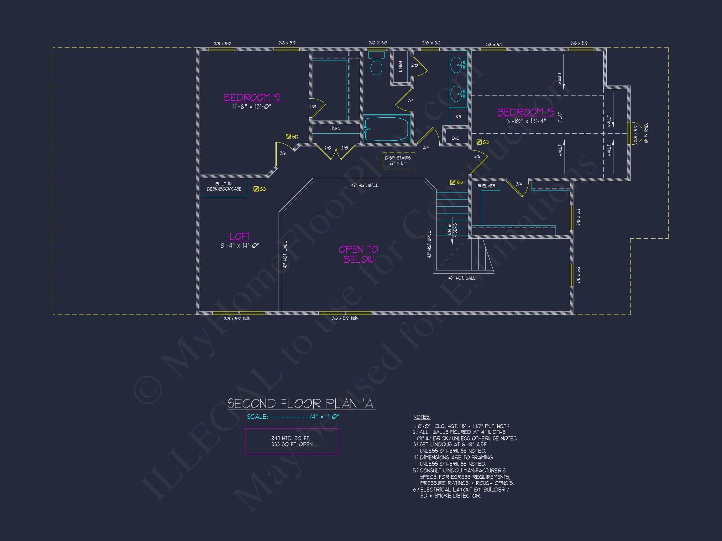 8-1148 HOUSE PLAN - Traditional Home Plan - 3-Bed, 2.5-Bath, 2,100 SF 15 Traditional house Plan with 3 Bedrooms, CAD & Floor Designs