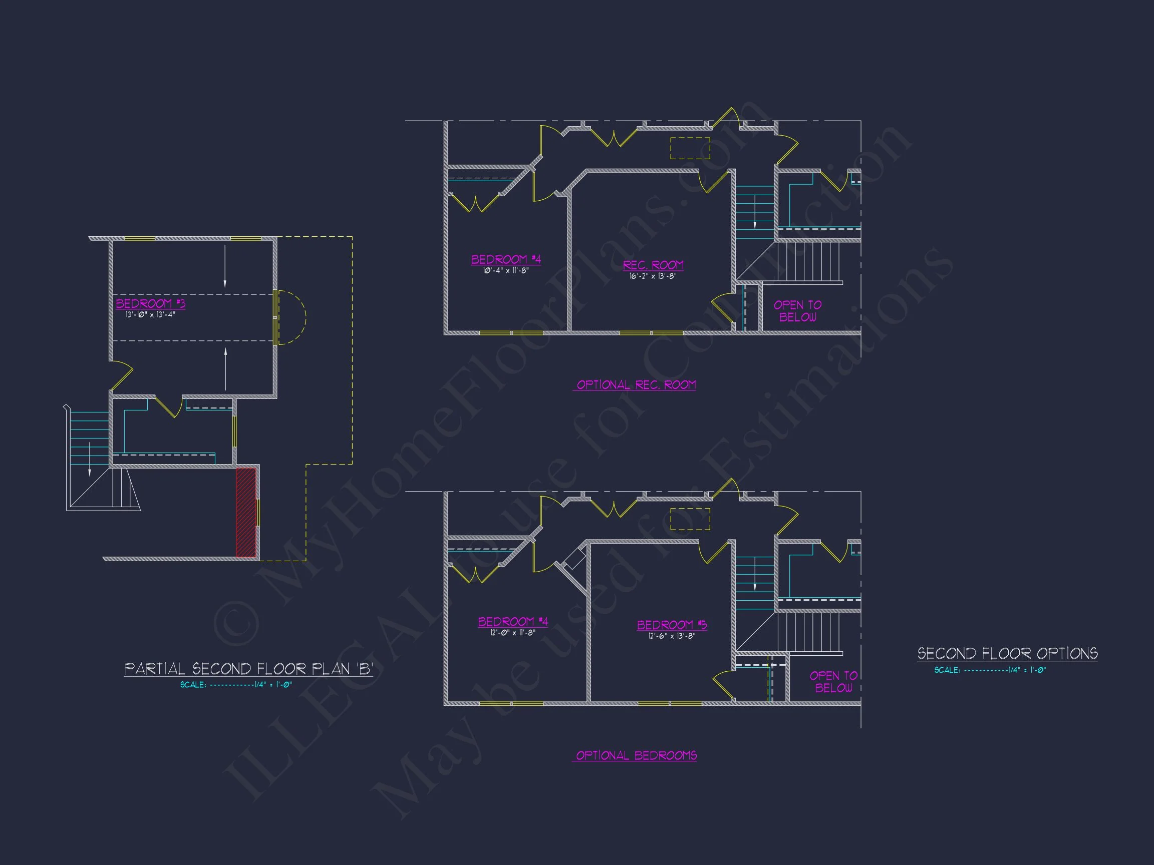 8-1148 HOUSE PLAN - Traditional Home Plan - 3-Bed, 2.5-Bath, 2,100 SF 14 Traditional house Plan with 3 Bedrooms, CAD & Floor Designs